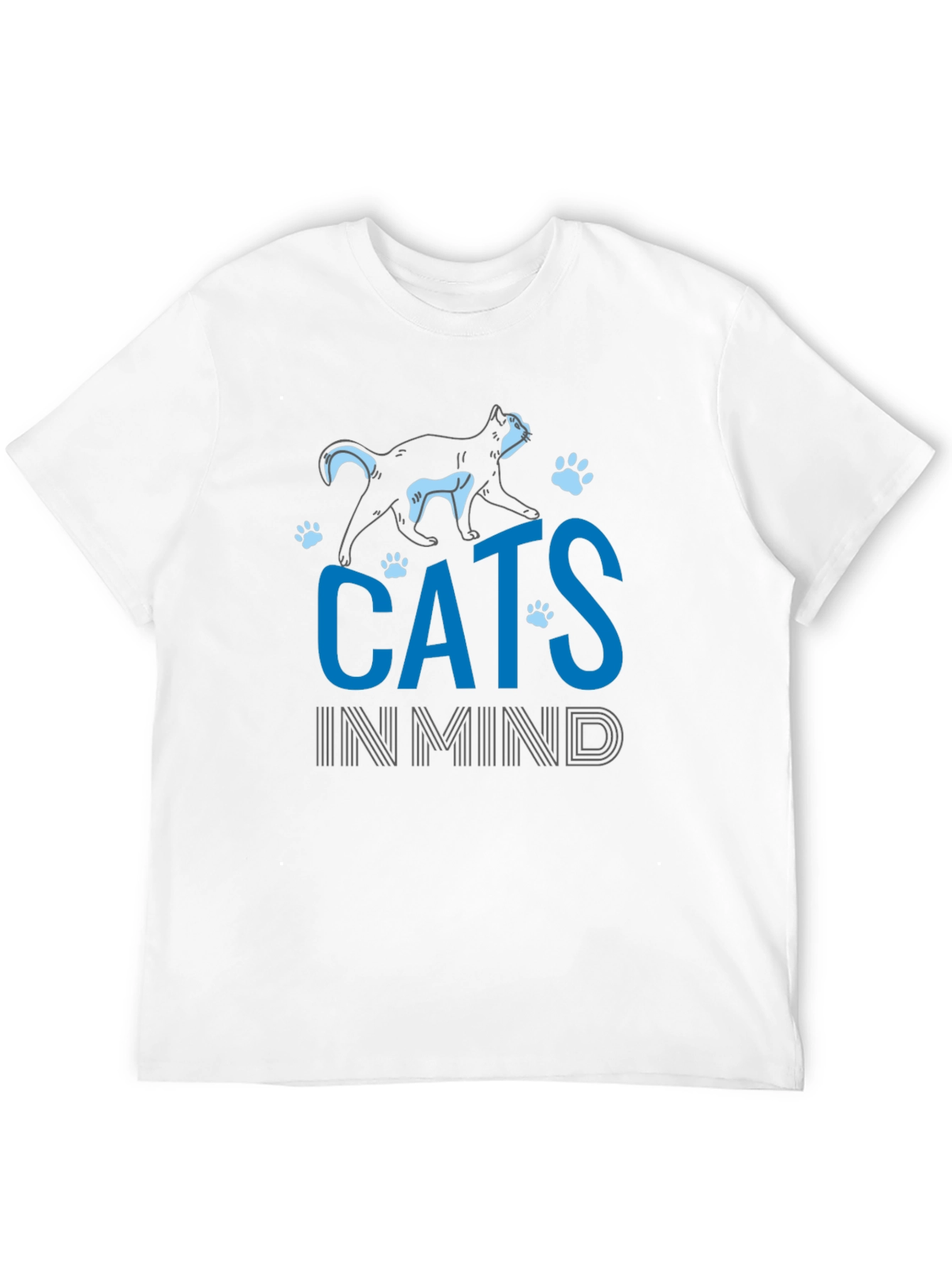 Cats In Mind T-Shirt - Black