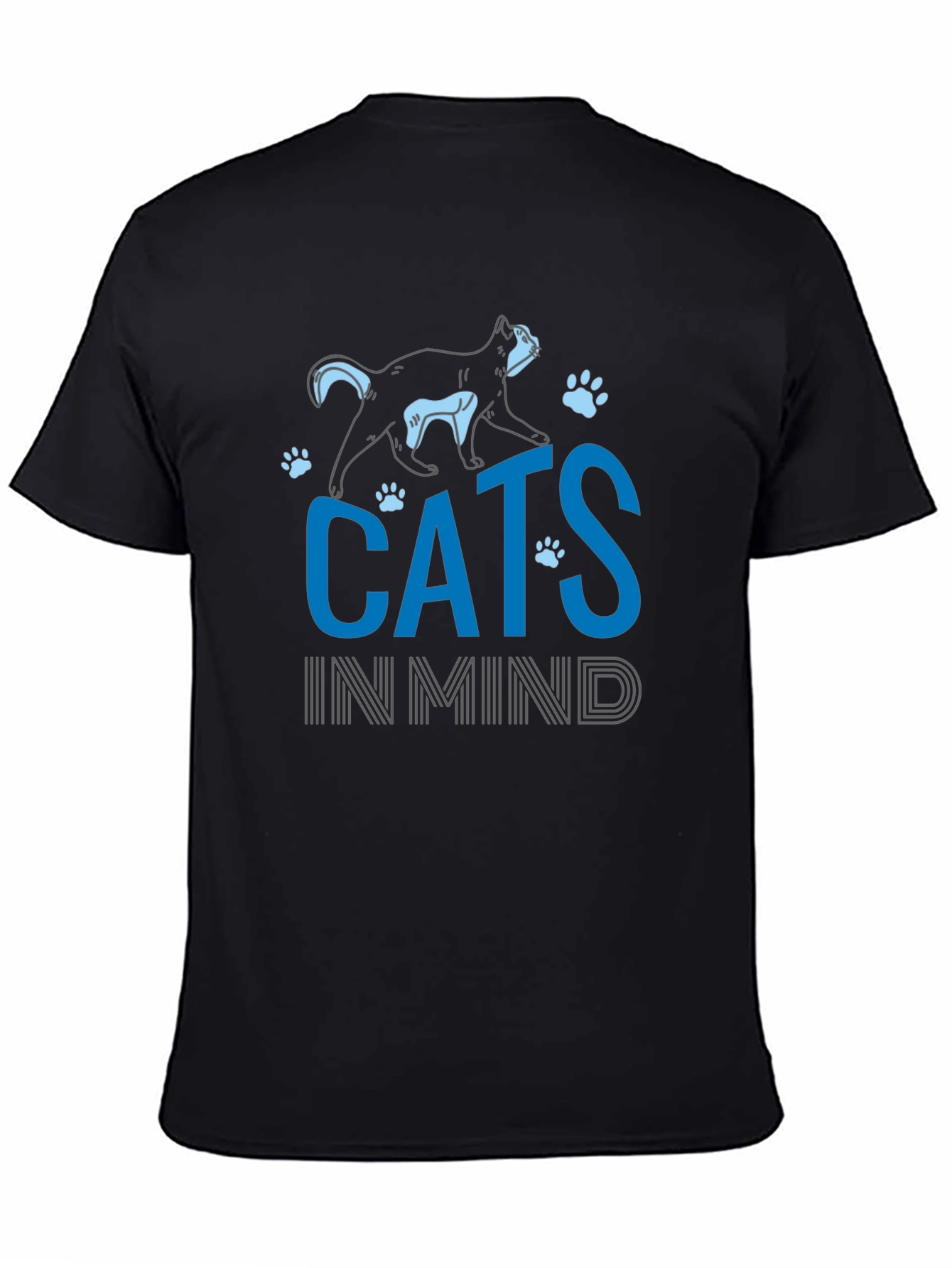 Cats In Mind T-Shirt - Black