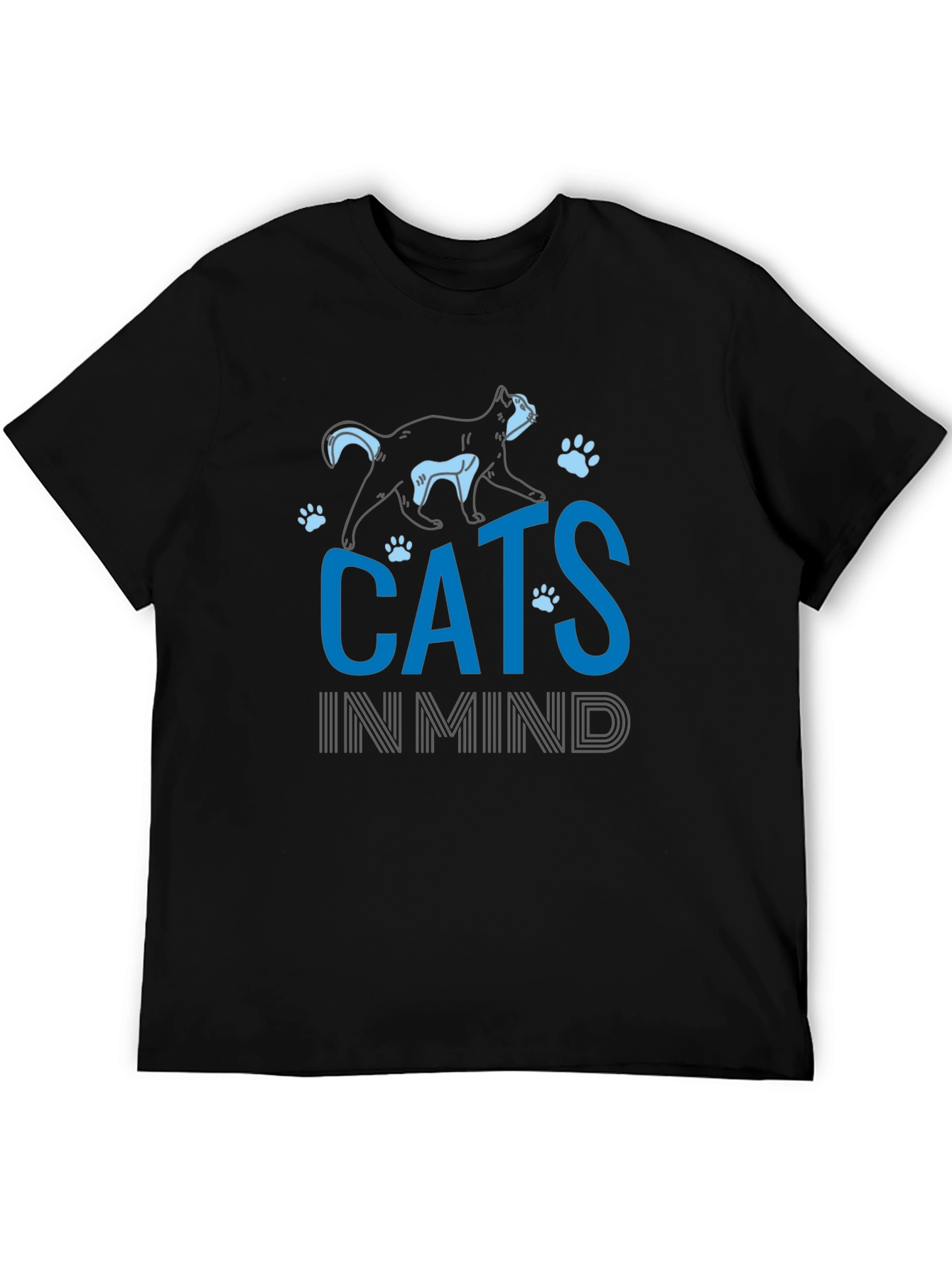 Cats In Mind T-Shirt - Black