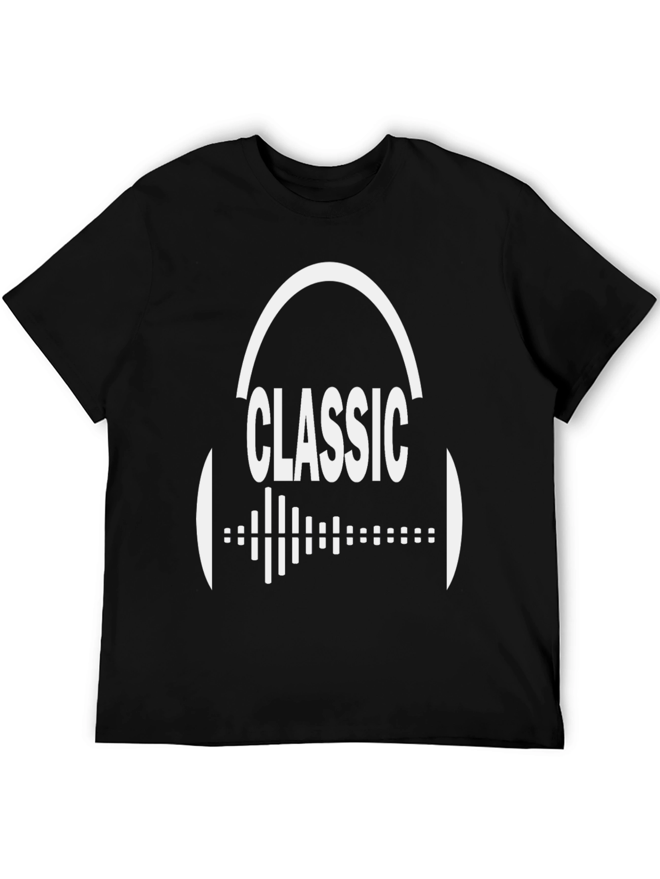 Classic Music Headphone Graphic Tee
