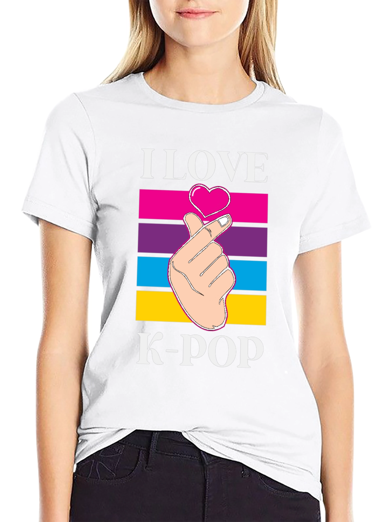 I Love K-Pop Graphic Tee