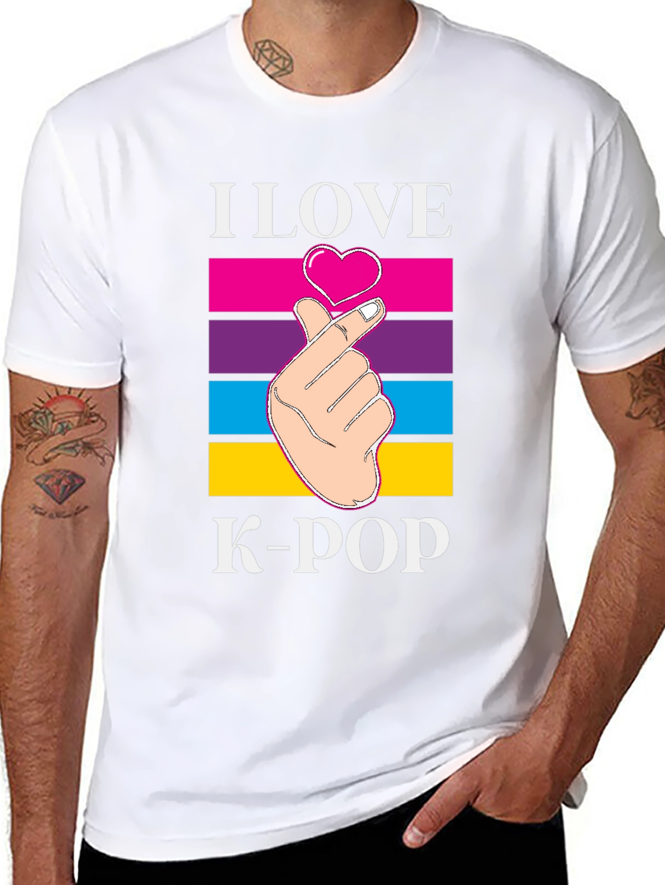 I Love K-Pop Graphic Tee