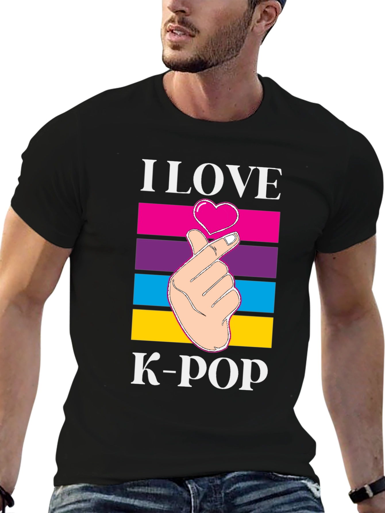 I Love K-Pop Graphic Tee