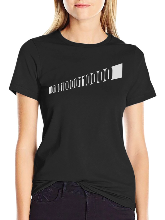 Binary Code Graphic T-Shirt