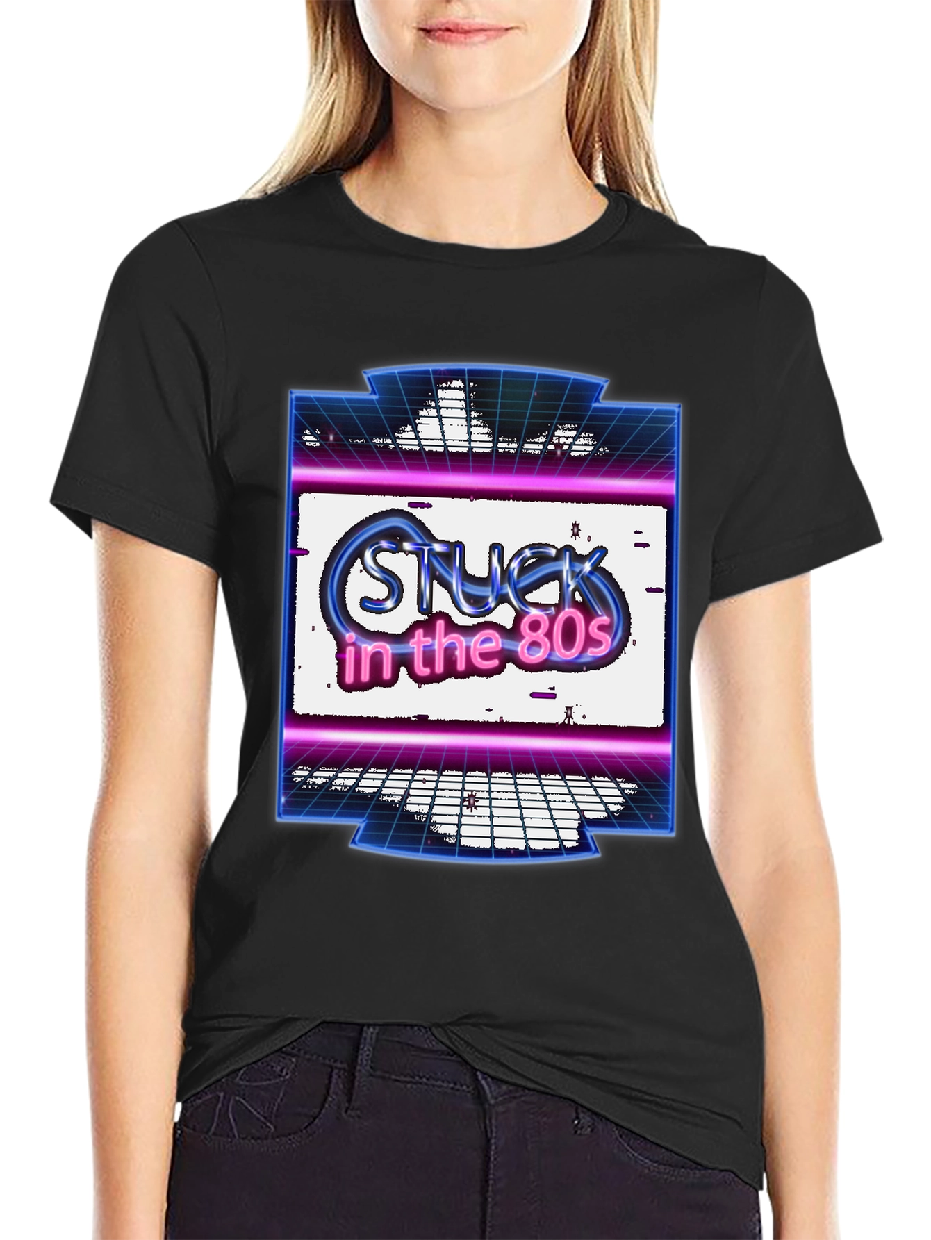Stuck in the 80s Retro Graphic T-Shirt