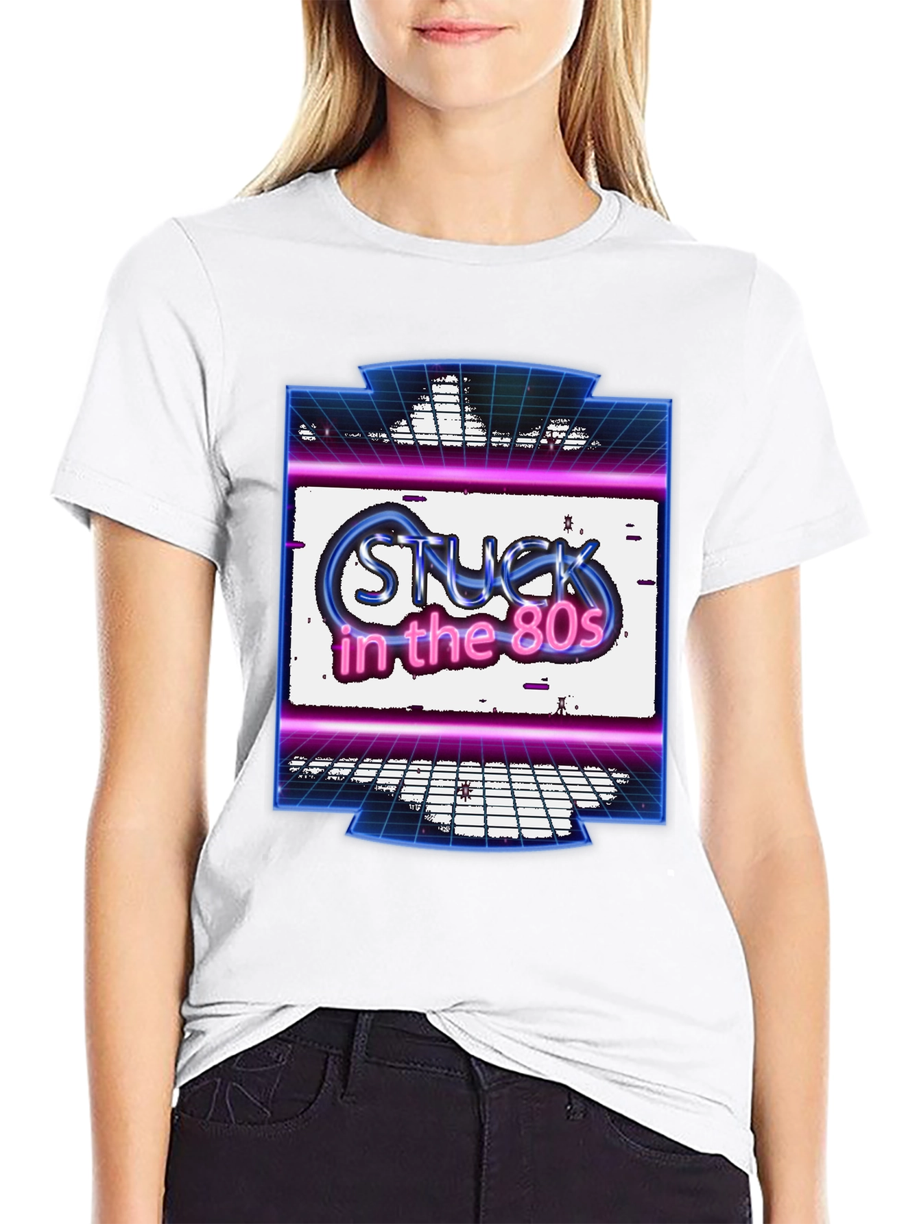 Stuck in the 80s Retro Graphic T-Shirt