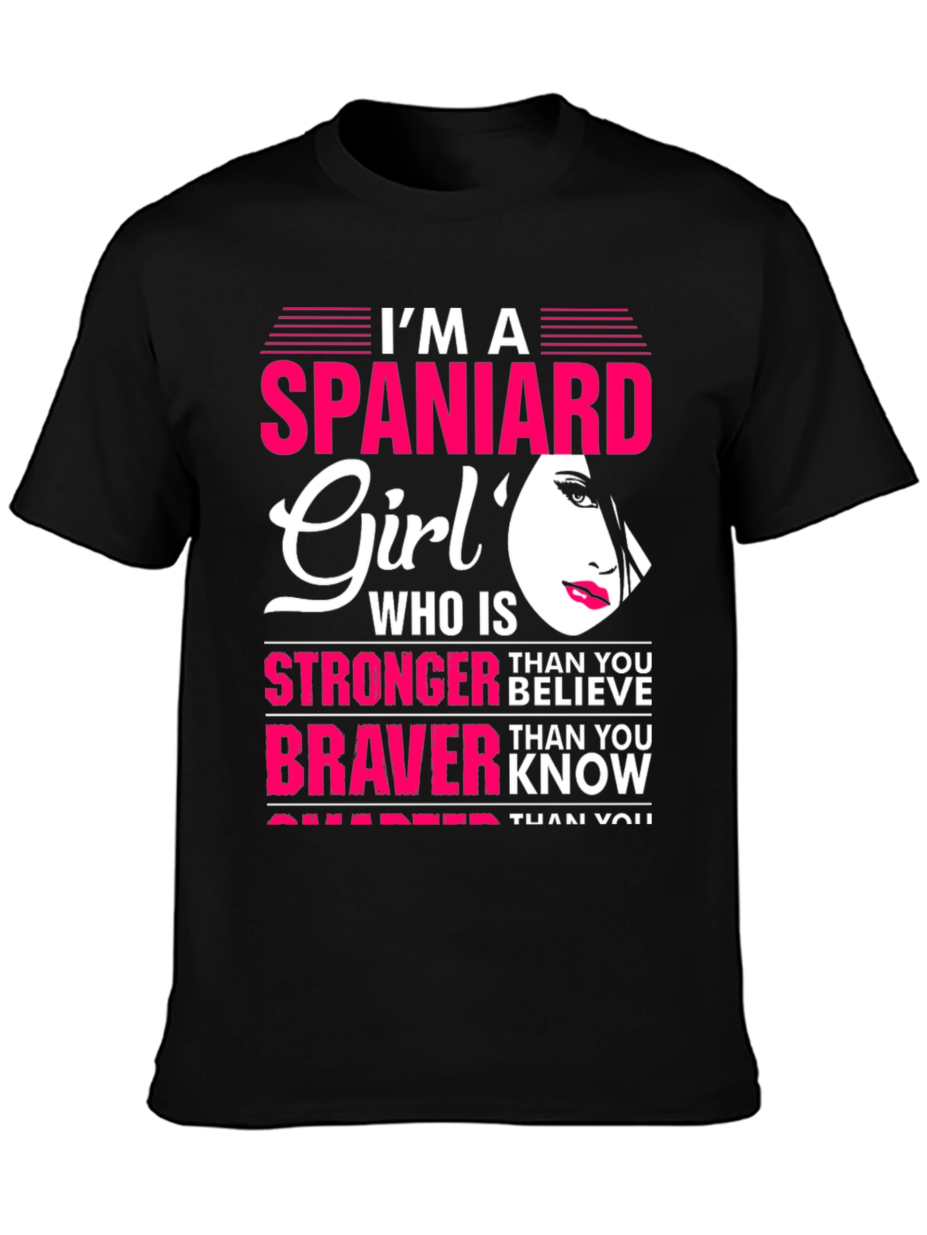 Im A Spaniard Girl Graphic Tee Shirt