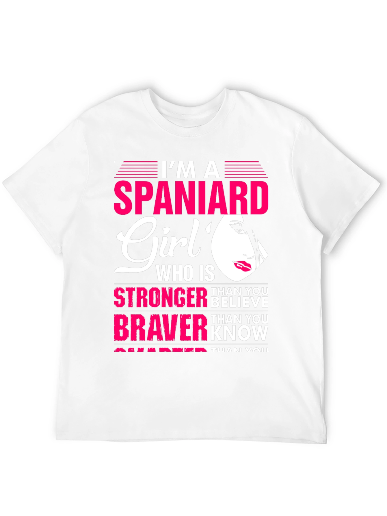 Im A Spaniard Girl Graphic Tee Shirt