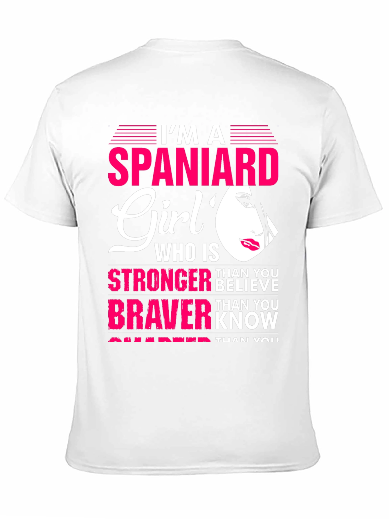 Im A Spaniard Girl Graphic Tee Shirt
