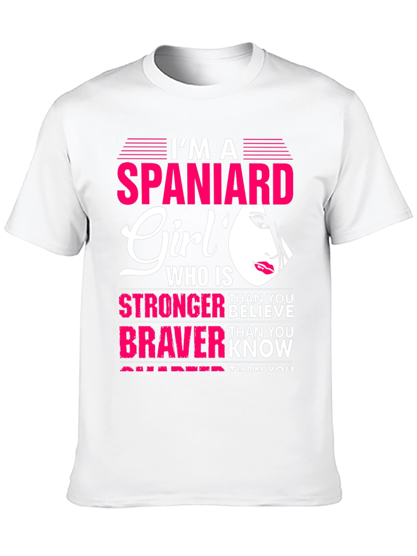 Im A Spaniard Girl Graphic Tee Shirt