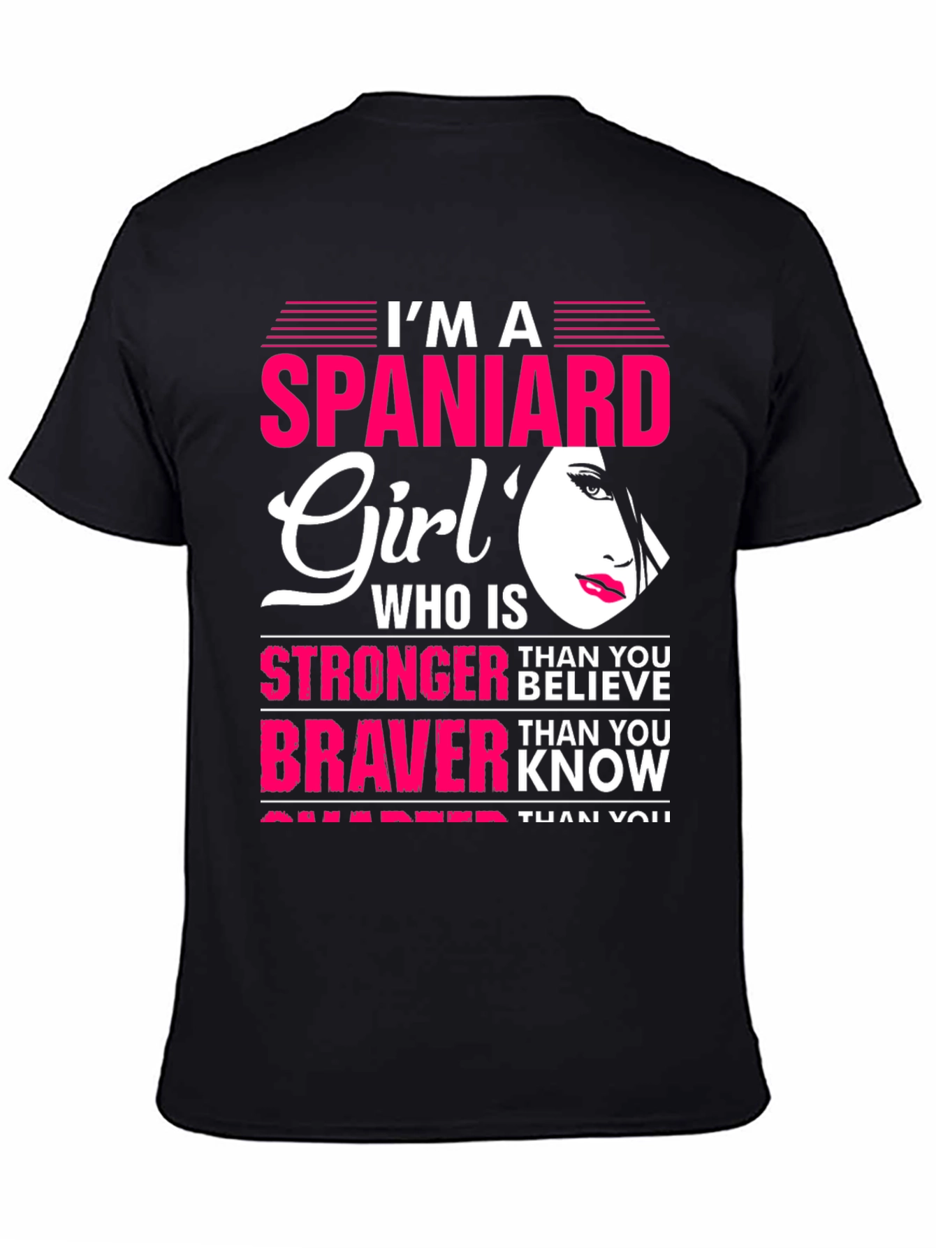 Im A Spaniard Girl Graphic Tee Shirt