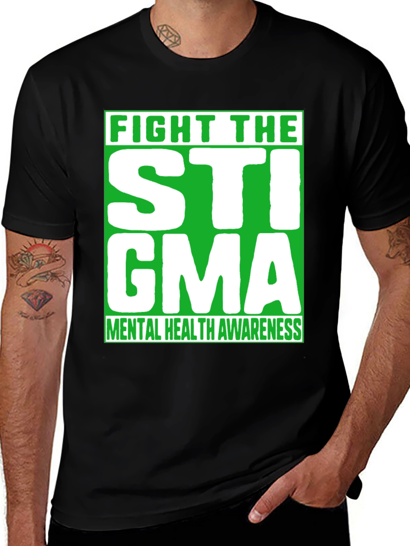 Fight The Stigma Mental Health Awareness T-Shirt