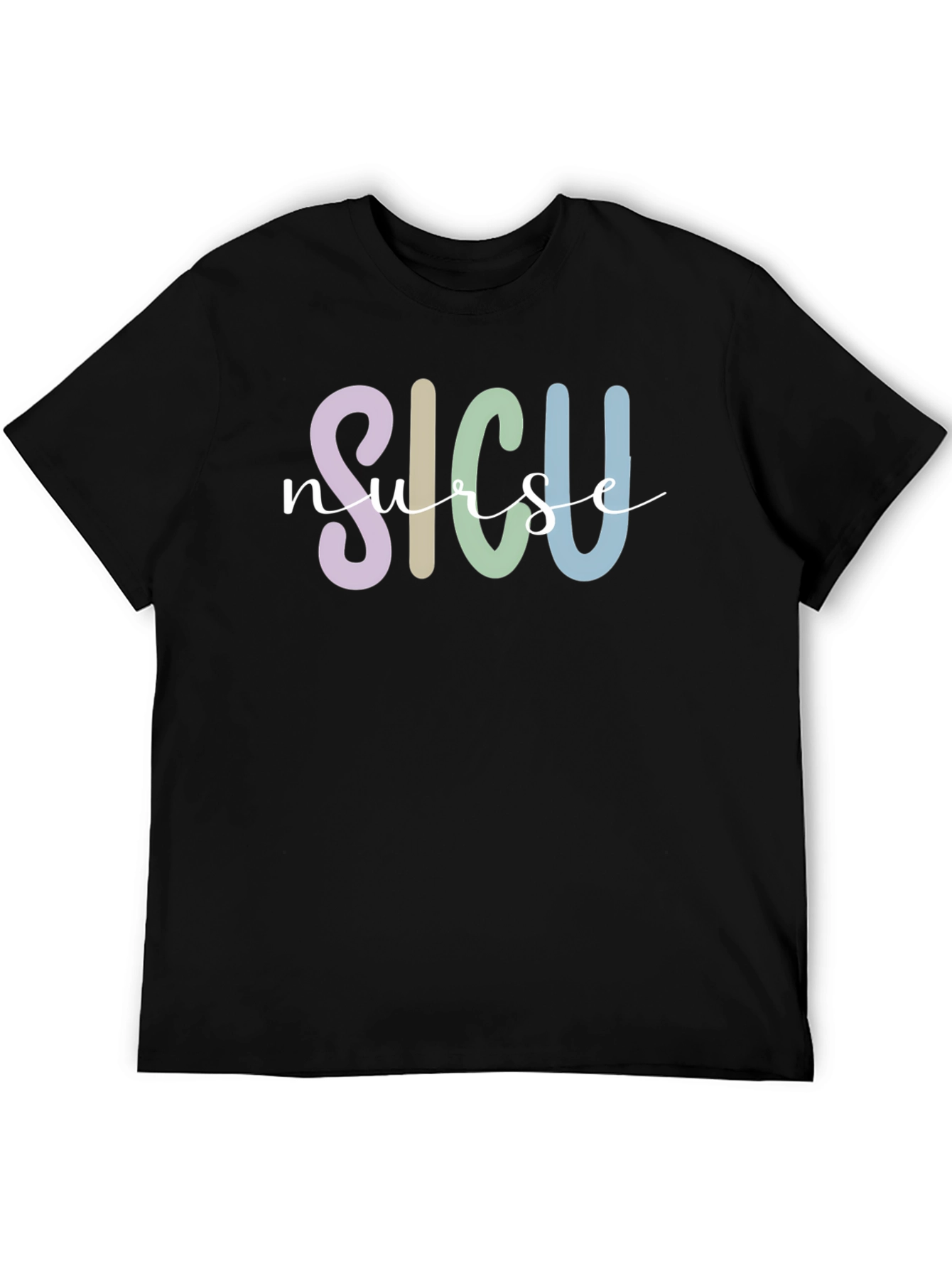 SICU Nurse Graphic T-Shirt - Comfortable Cotton Tee