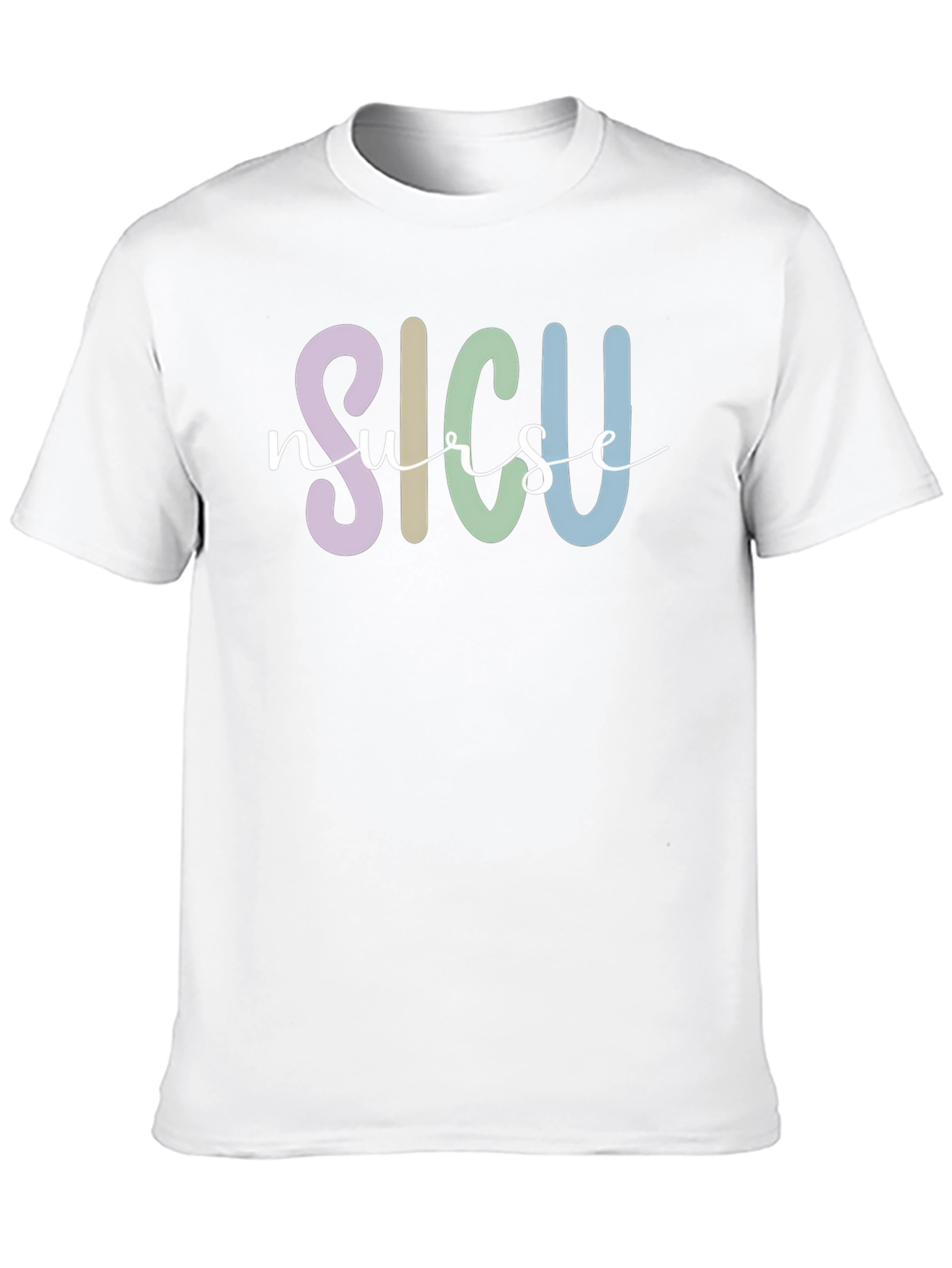 SICU Nurse Graphic T-Shirt - Comfortable Cotton Tee