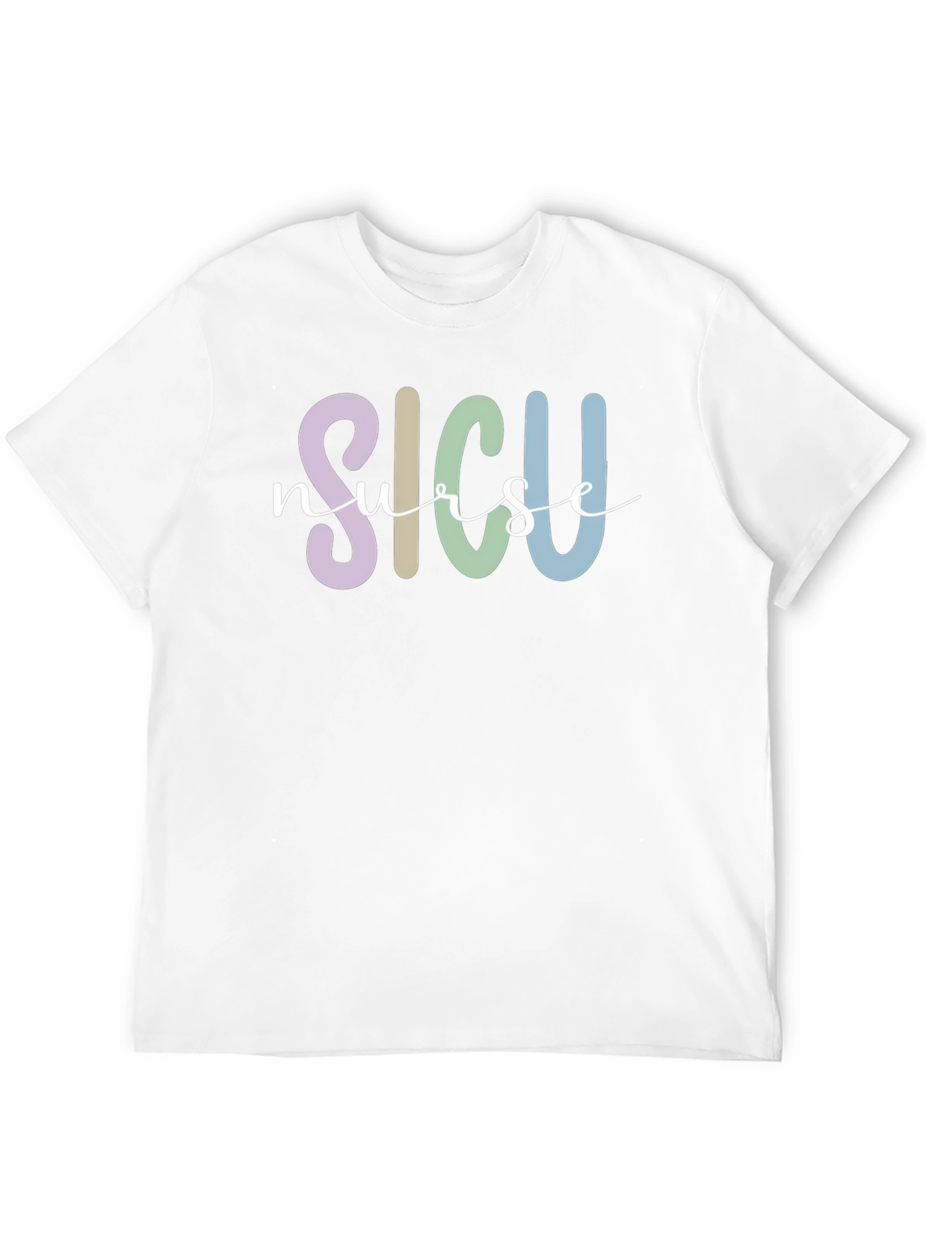SICU Nurse Graphic T-Shirt - Comfortable Cotton Tee