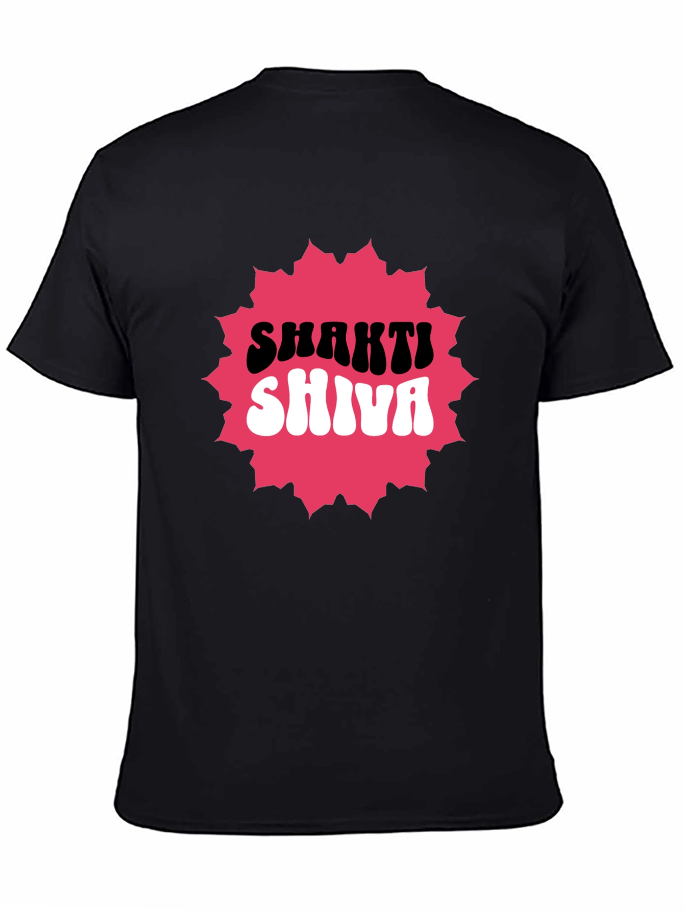 Shakti Shiva Graphic Tee - Black Cotton Blend