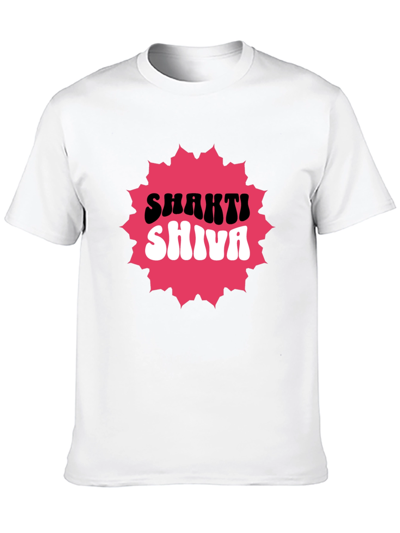 Shakti Shiva Graphic Tee - Black Cotton Blend
