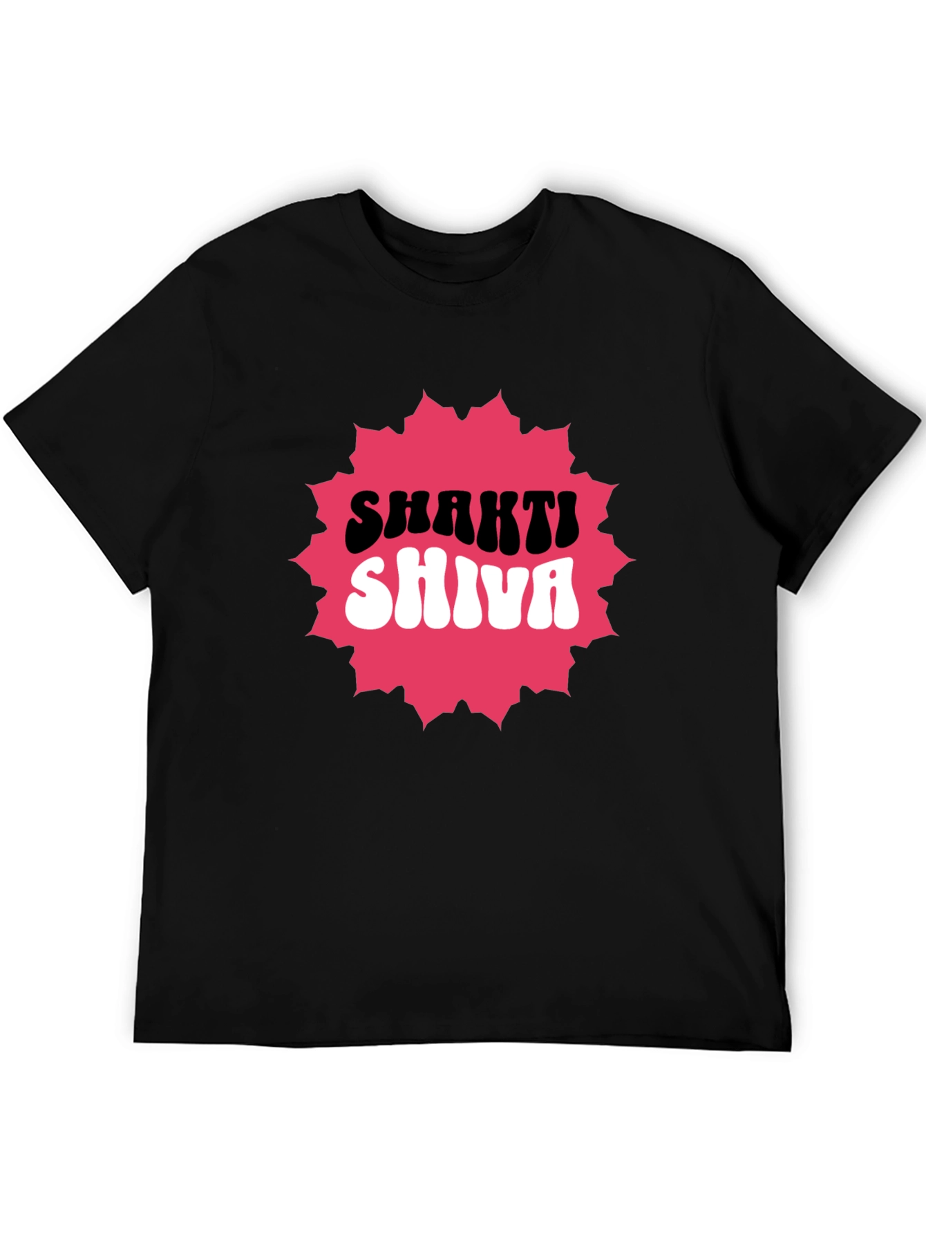 Shakti Shiva Graphic Tee - Black Cotton Blend