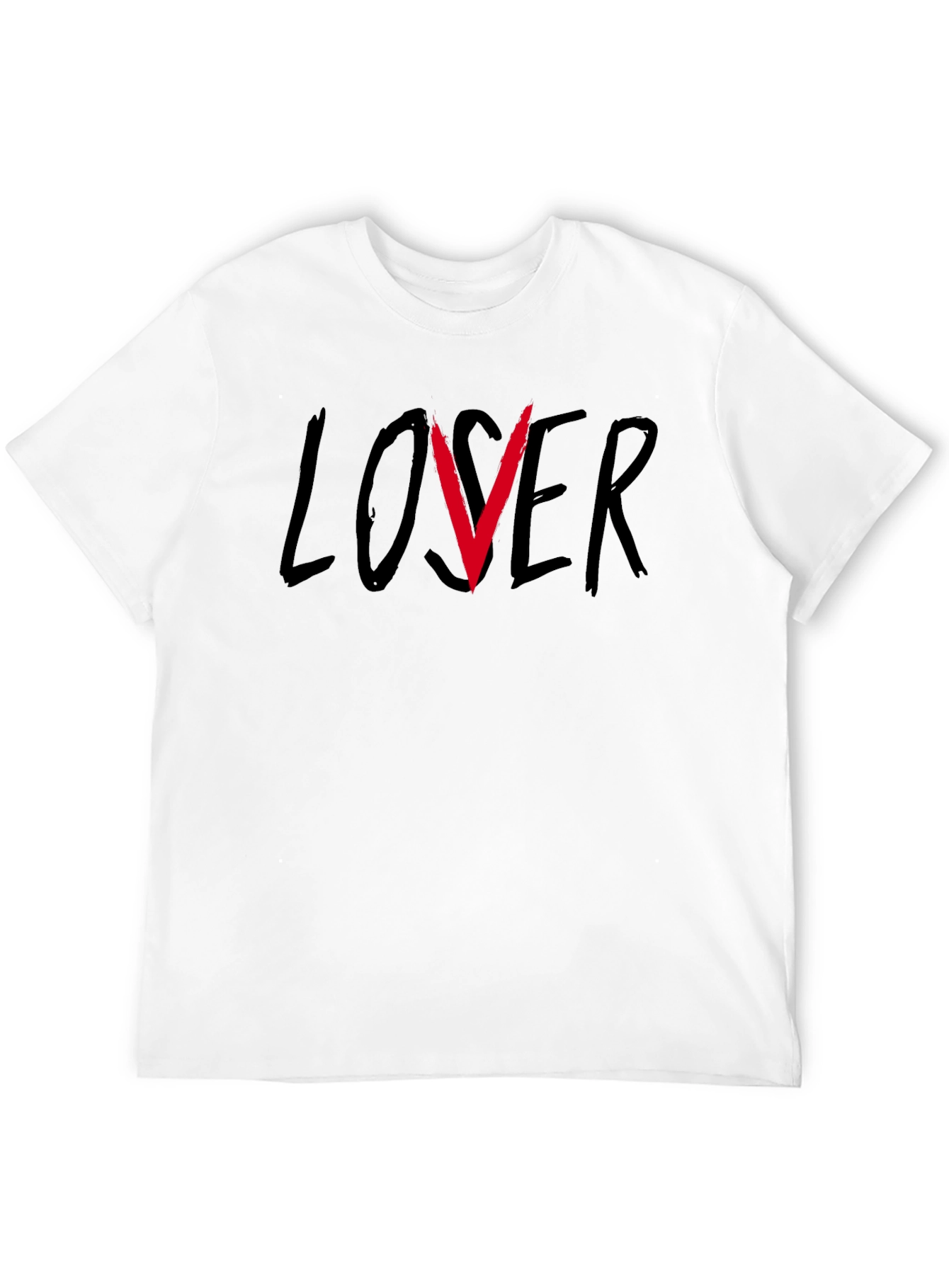 Loser Lover Black Graphic Tee - IT Movie Inspired
