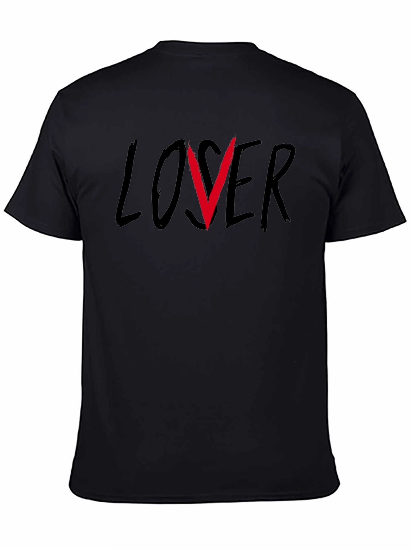 Loser Lover Black Graphic Tee - IT Movie Inspired