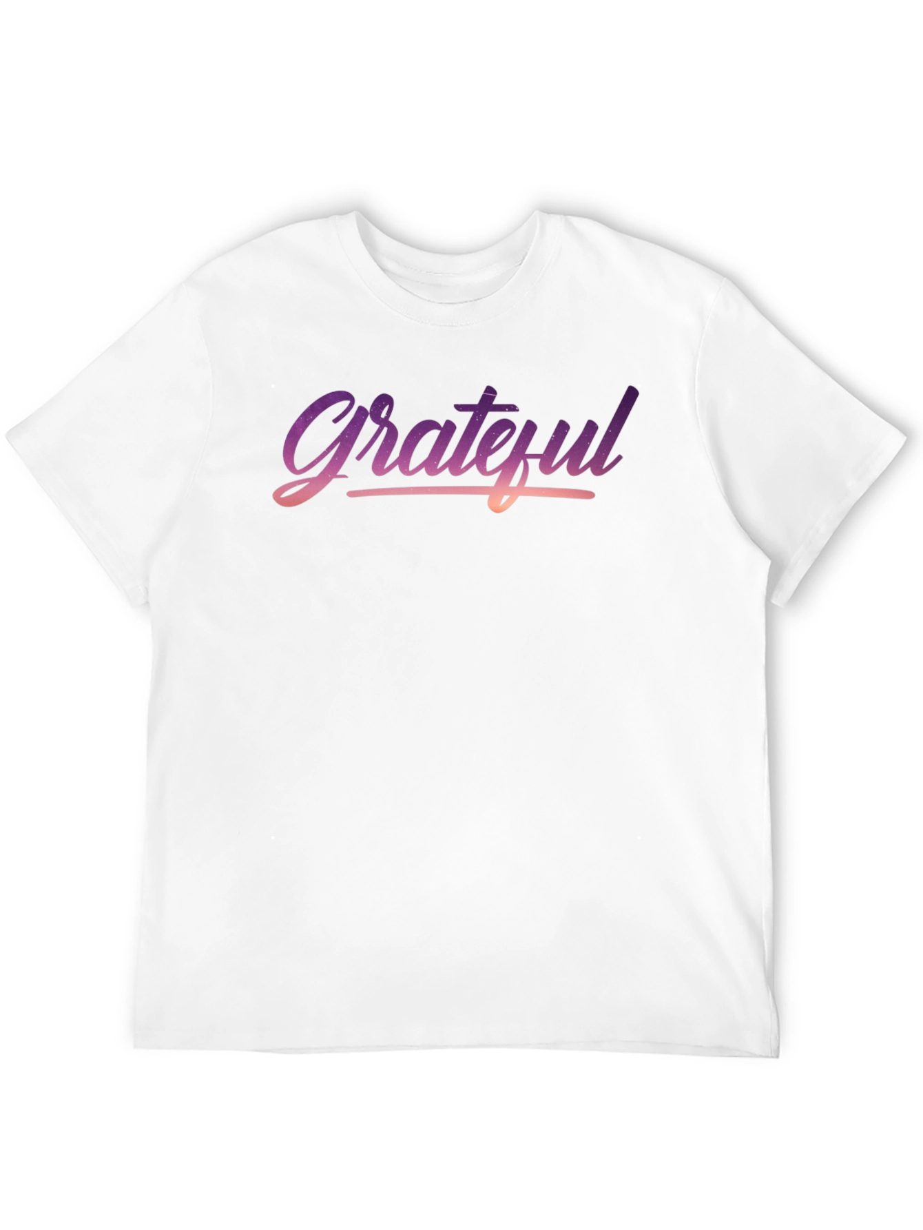Grateful Graphic Print Black T-Shirt