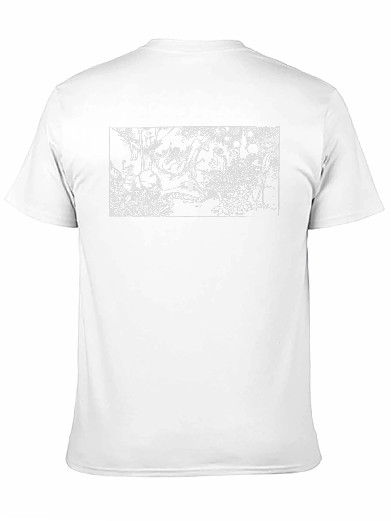 Abstract Black Graphic Tee