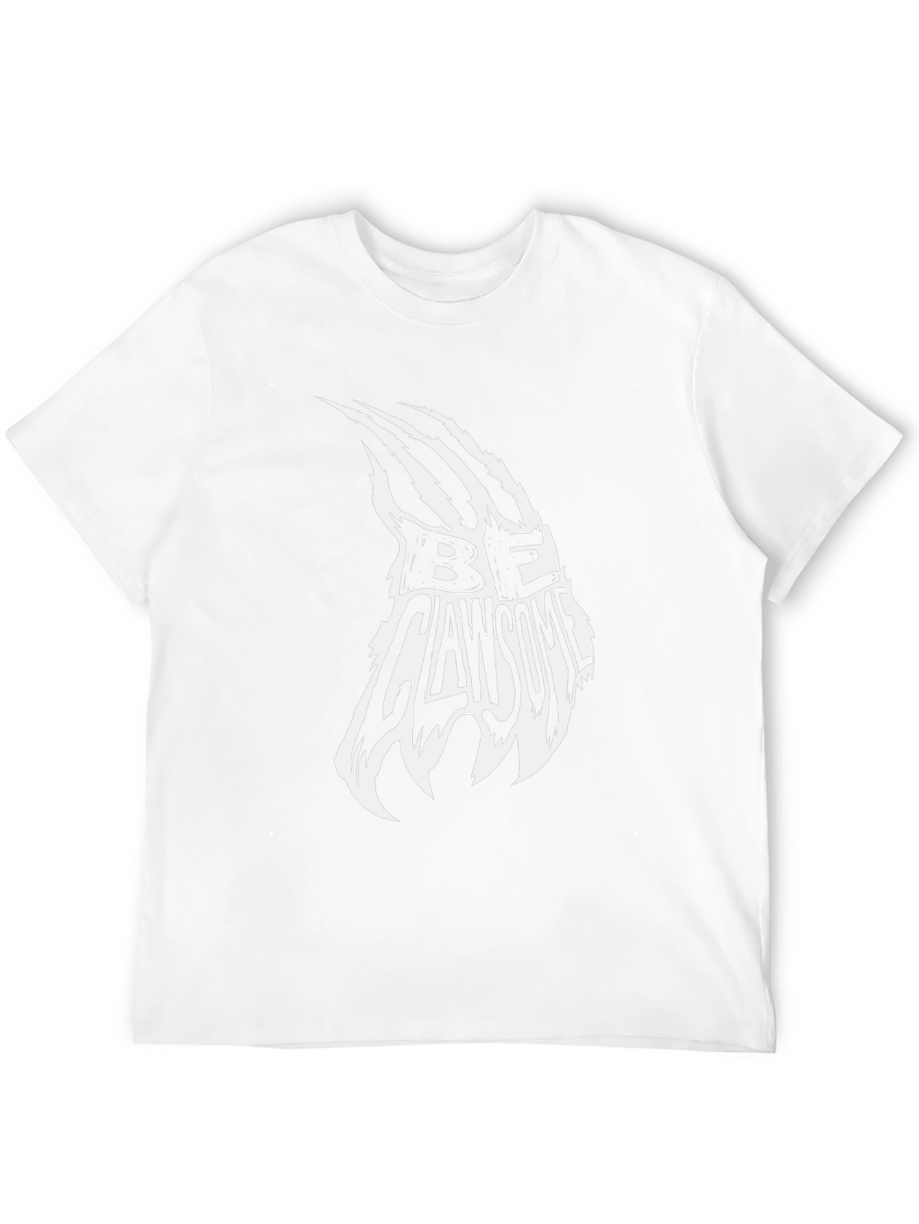 Be Clawsome Graphic Tee - Black Cotton T-Shirt