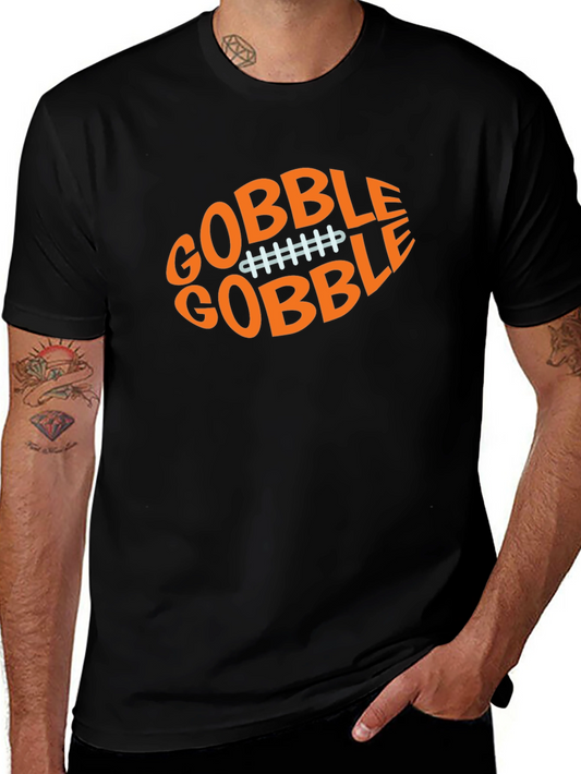 Gobble Thanksgiving Football T-Shirt