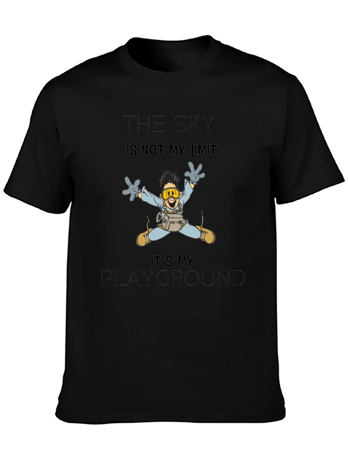 Skys the Playground Black T-Shirt