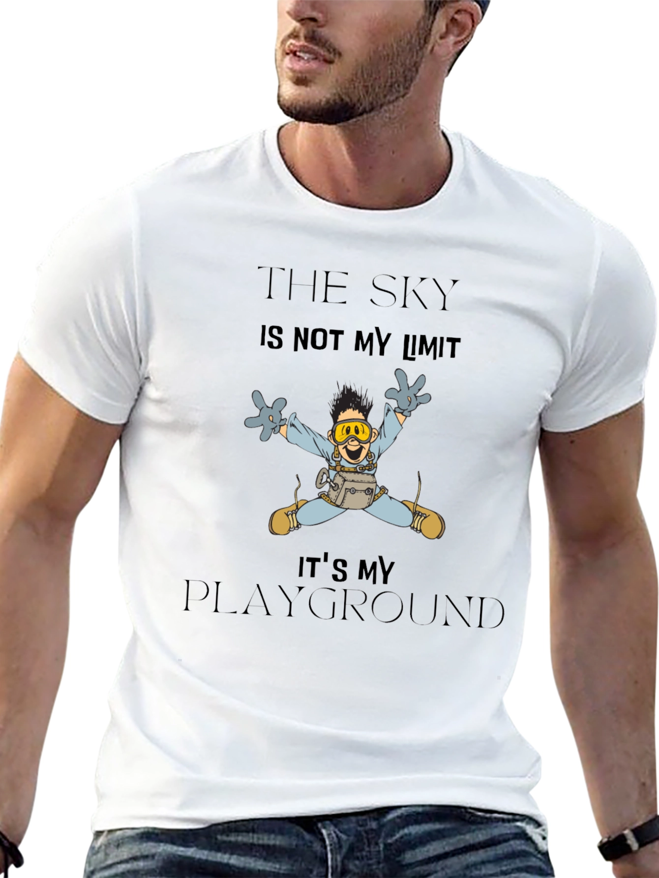 Skys the Playground Black T-Shirt