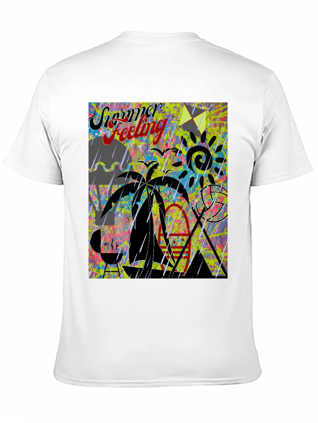 Summer Feeling Graphic T-Shirt