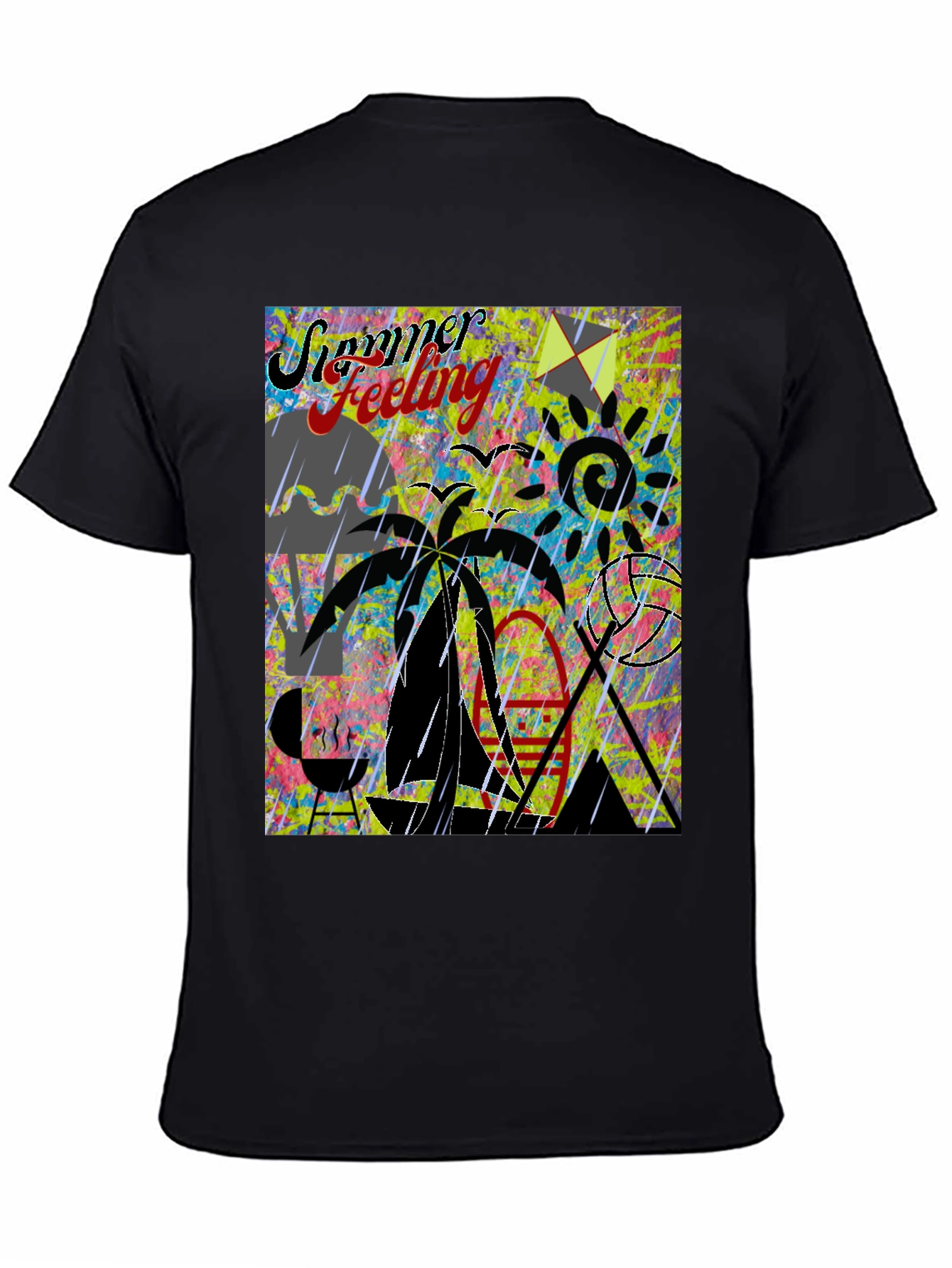 Summer Feeling Graphic T-Shirt