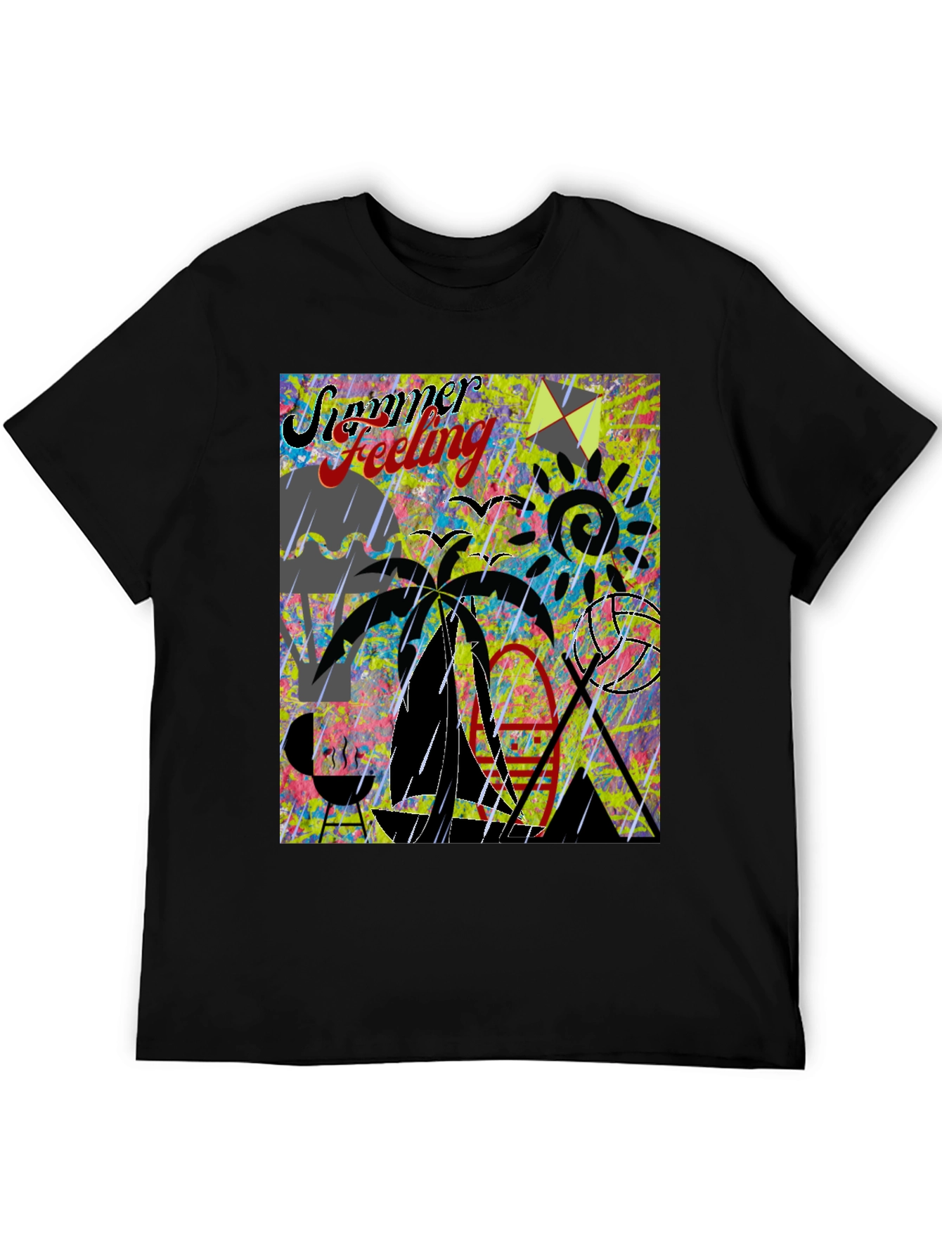 Summer Feeling Graphic T-Shirt