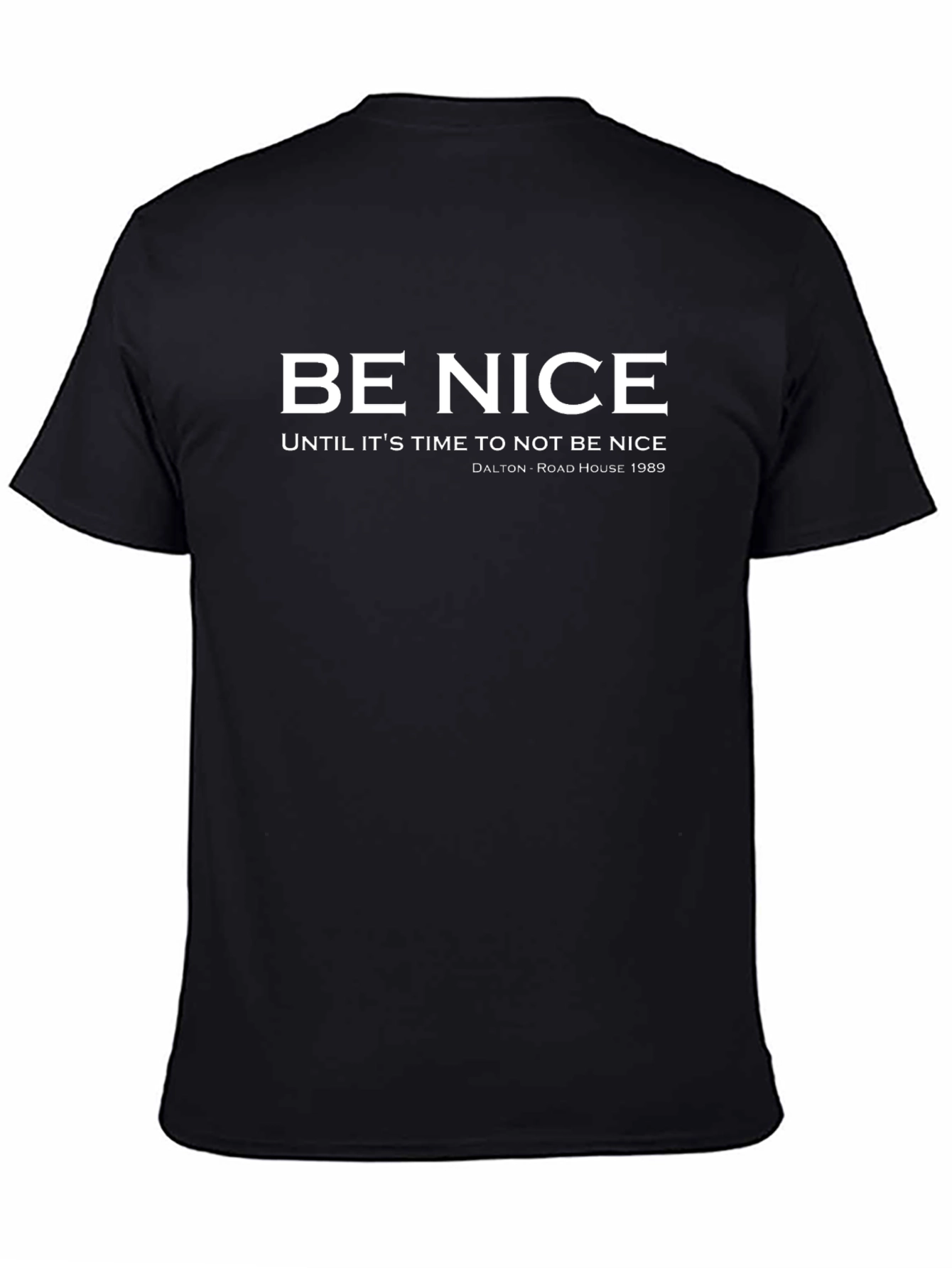 Be Nice Slogan Graphic T-Shirt
