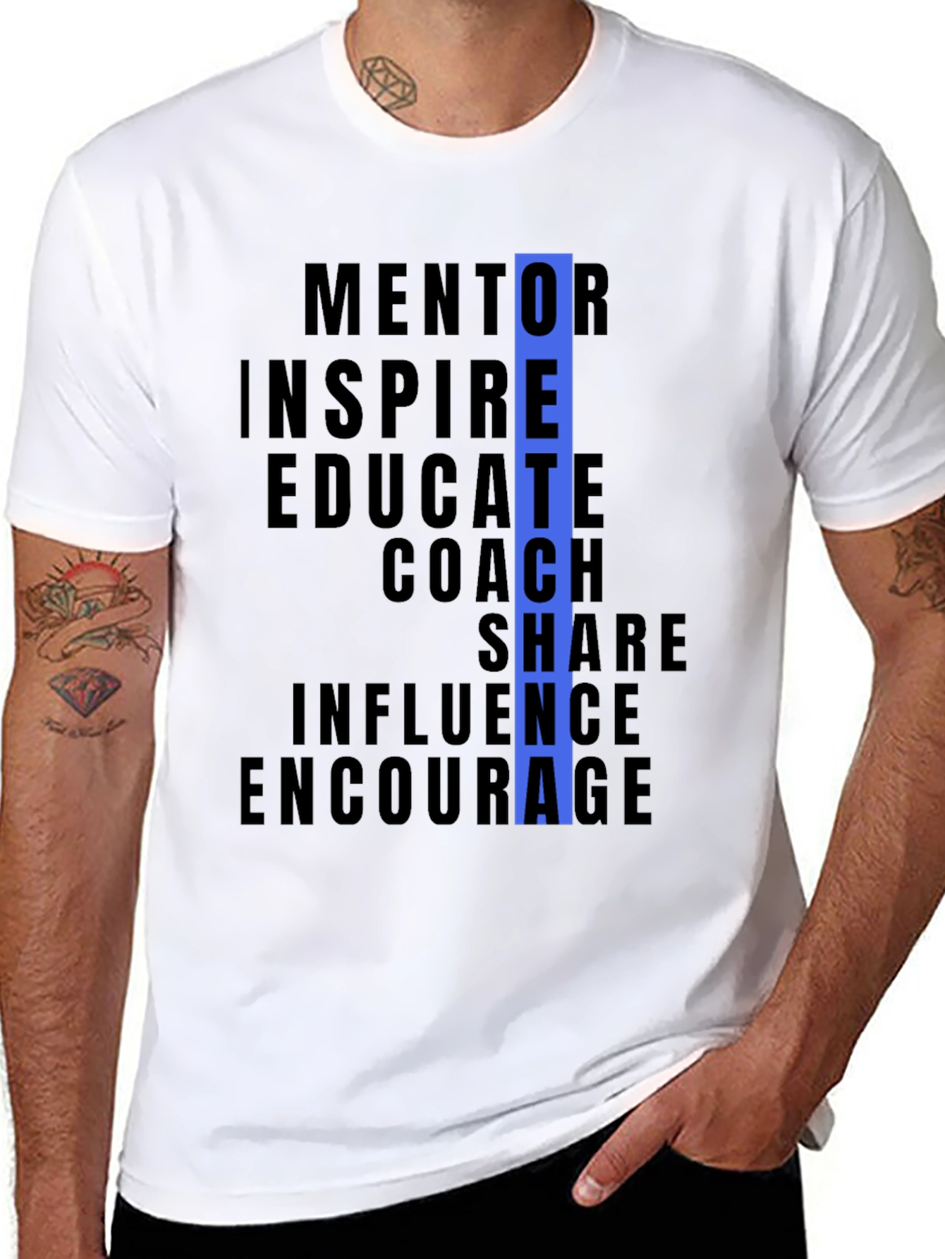 Teacher Inspiration Black T-Shirt