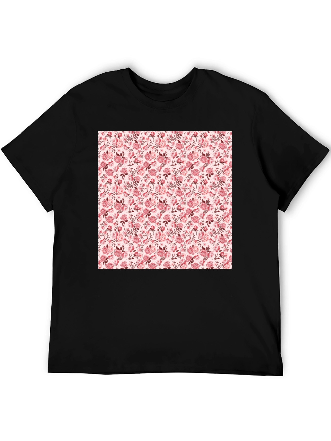 Floral Print Tee - Stylish Casual Comfort