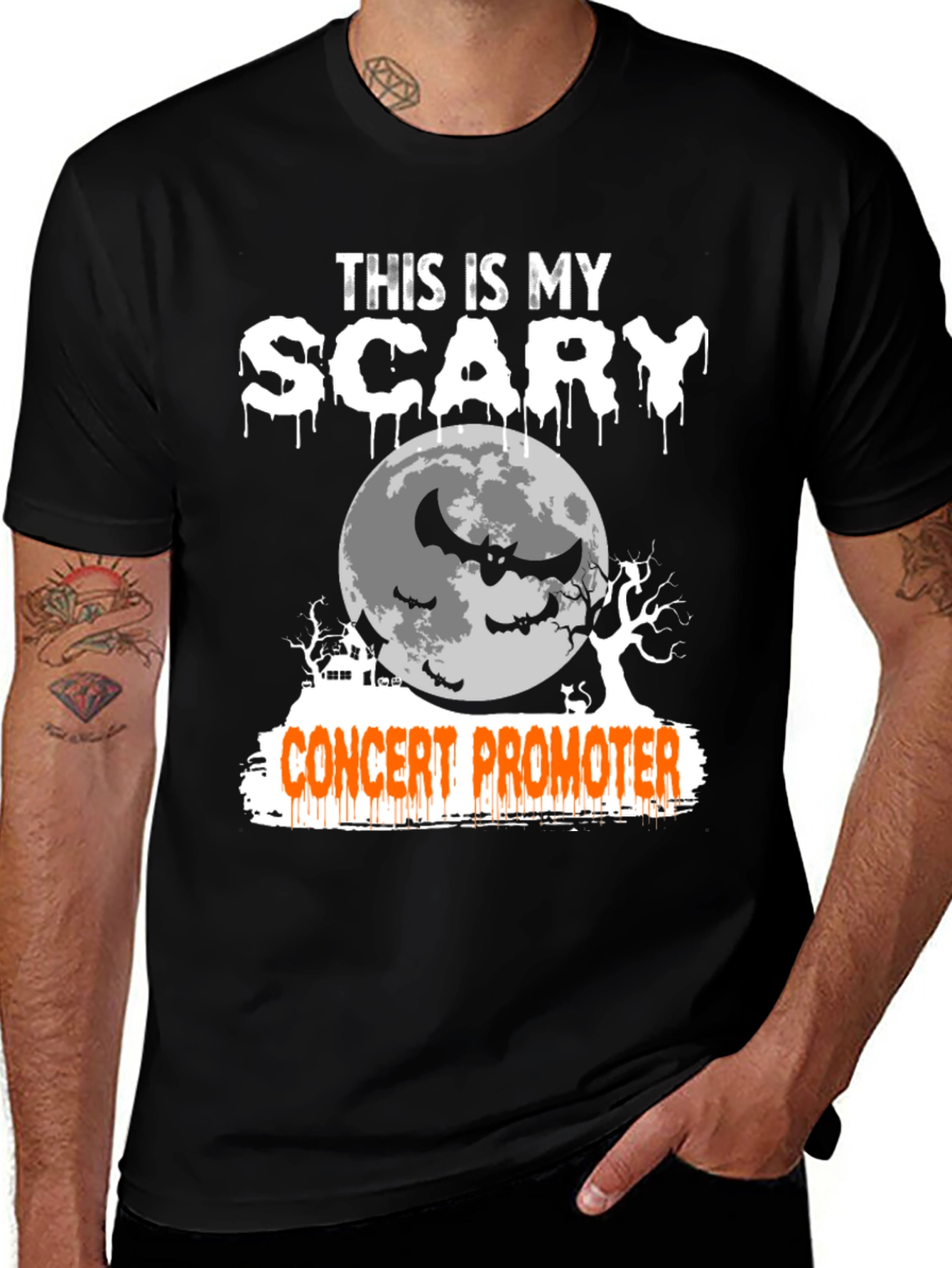 Scary Concert Promoter Halloween T-Shirt