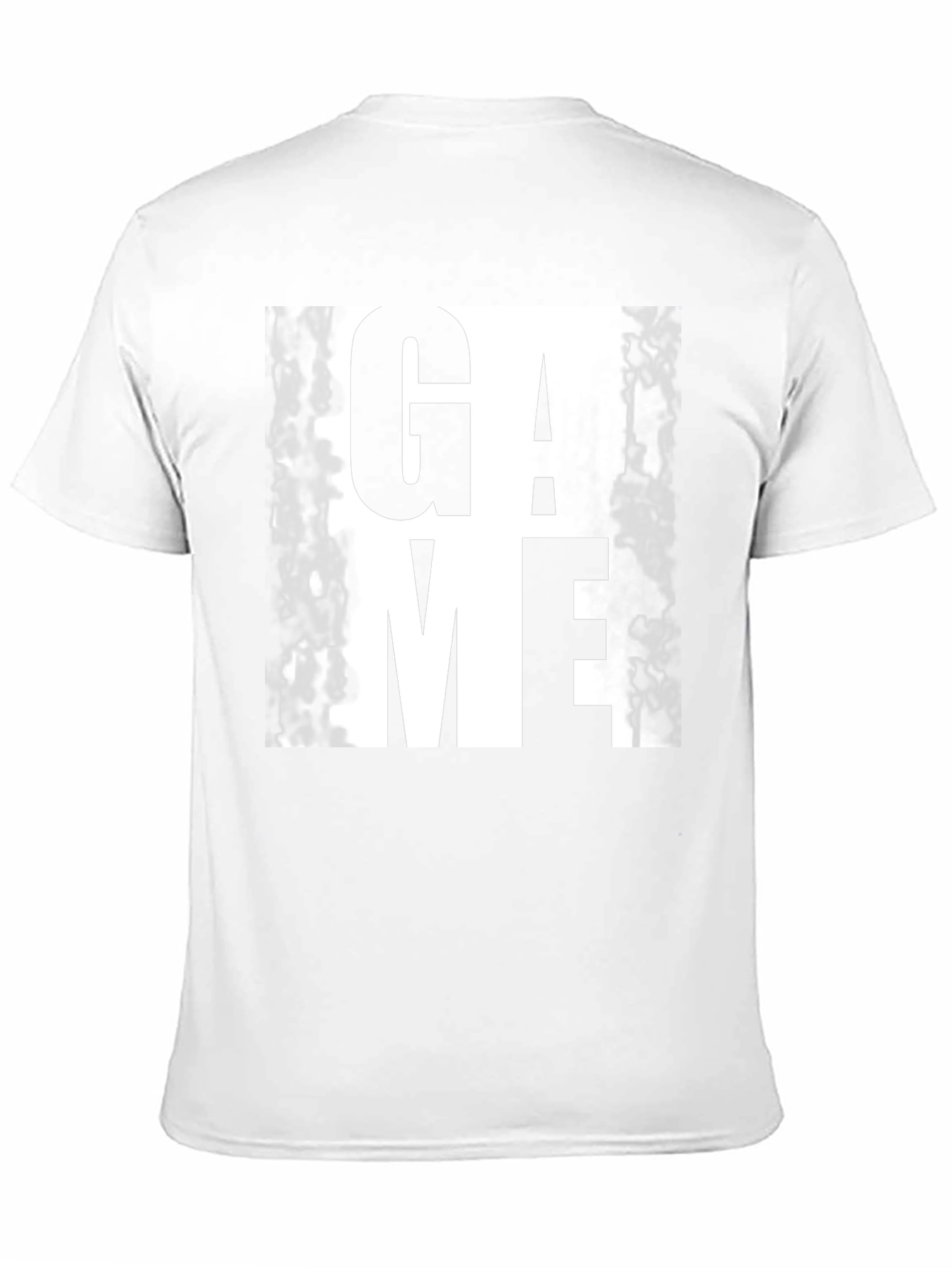 Game Graphic Print T-Shirt - Black