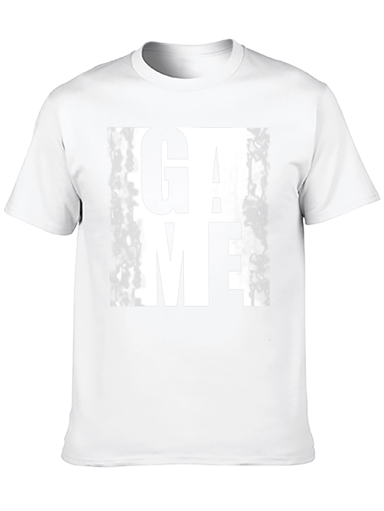 Game Graphic Print T-Shirt - Black