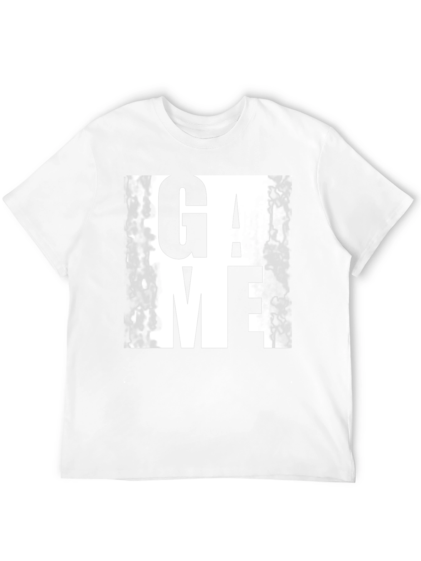 Game Graphic Print T-Shirt - Black