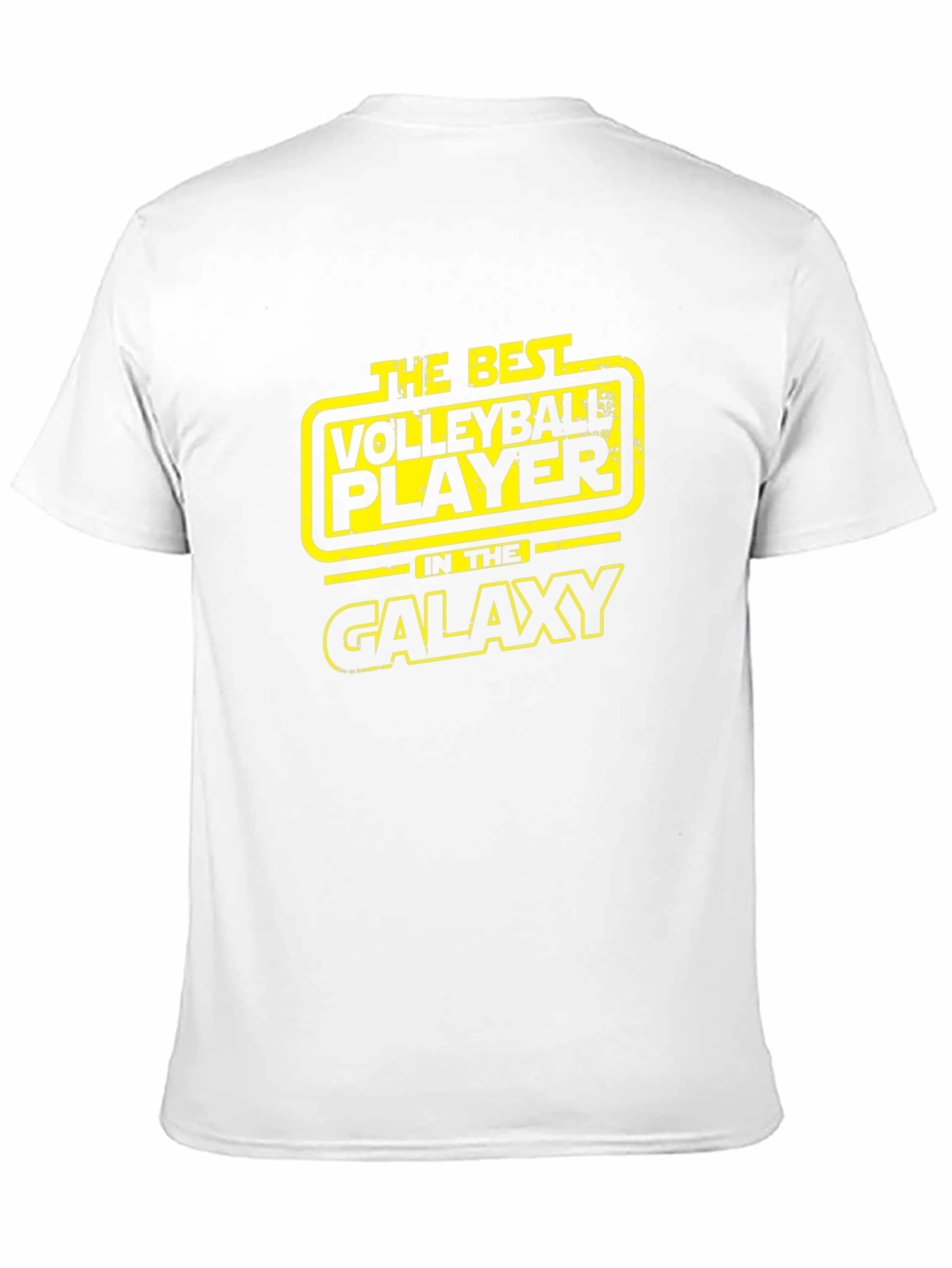 Volleyball Player Galaxy Black T-Shirt