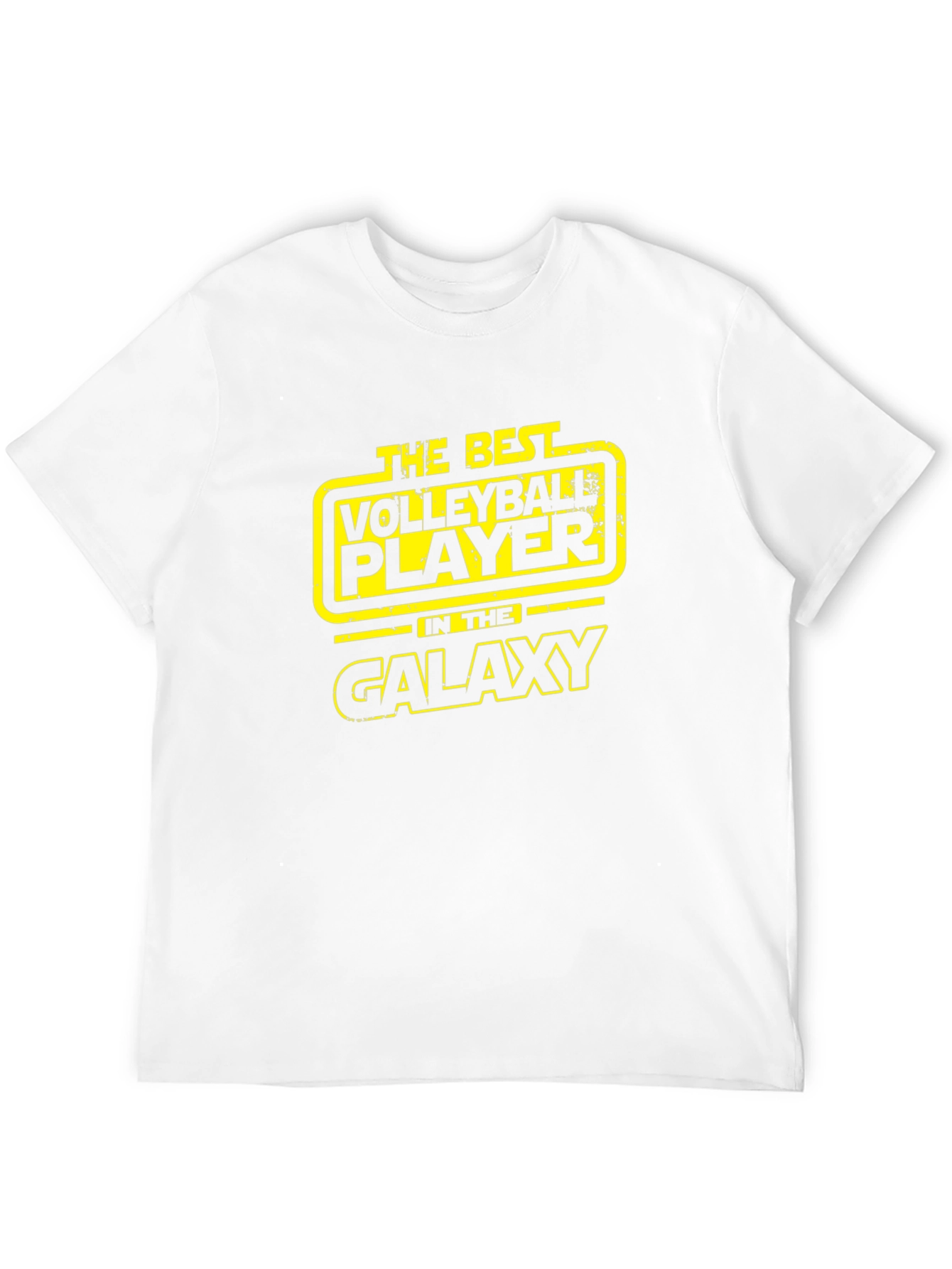 Volleyball Player Galaxy Black T-Shirt
