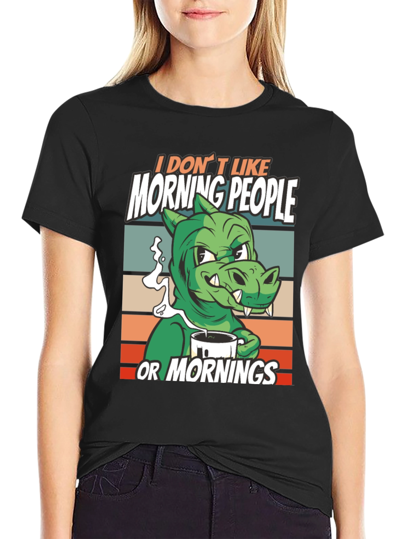 I Dont Like Morning People T-Shirt