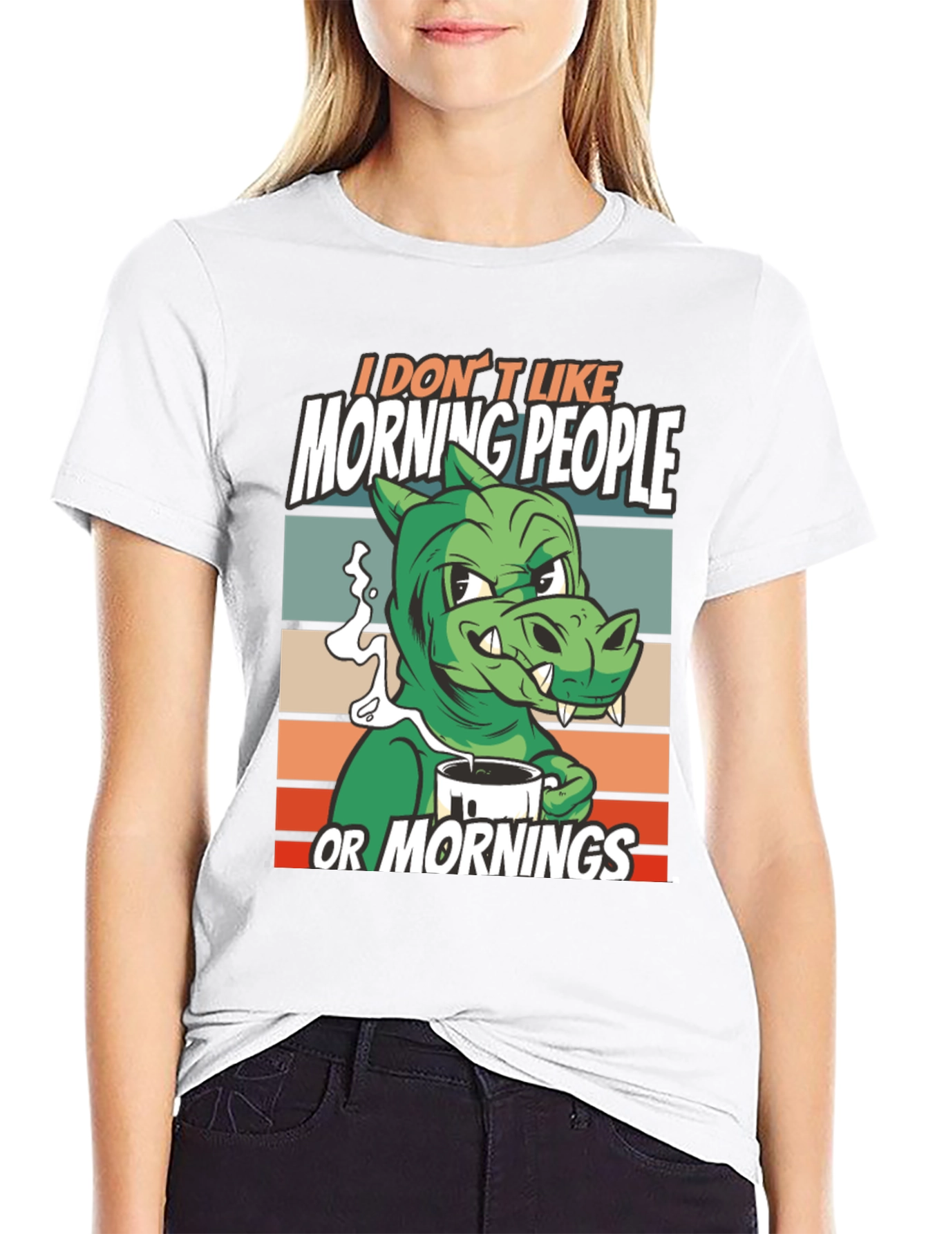 I Dont Like Morning People T-Shirt