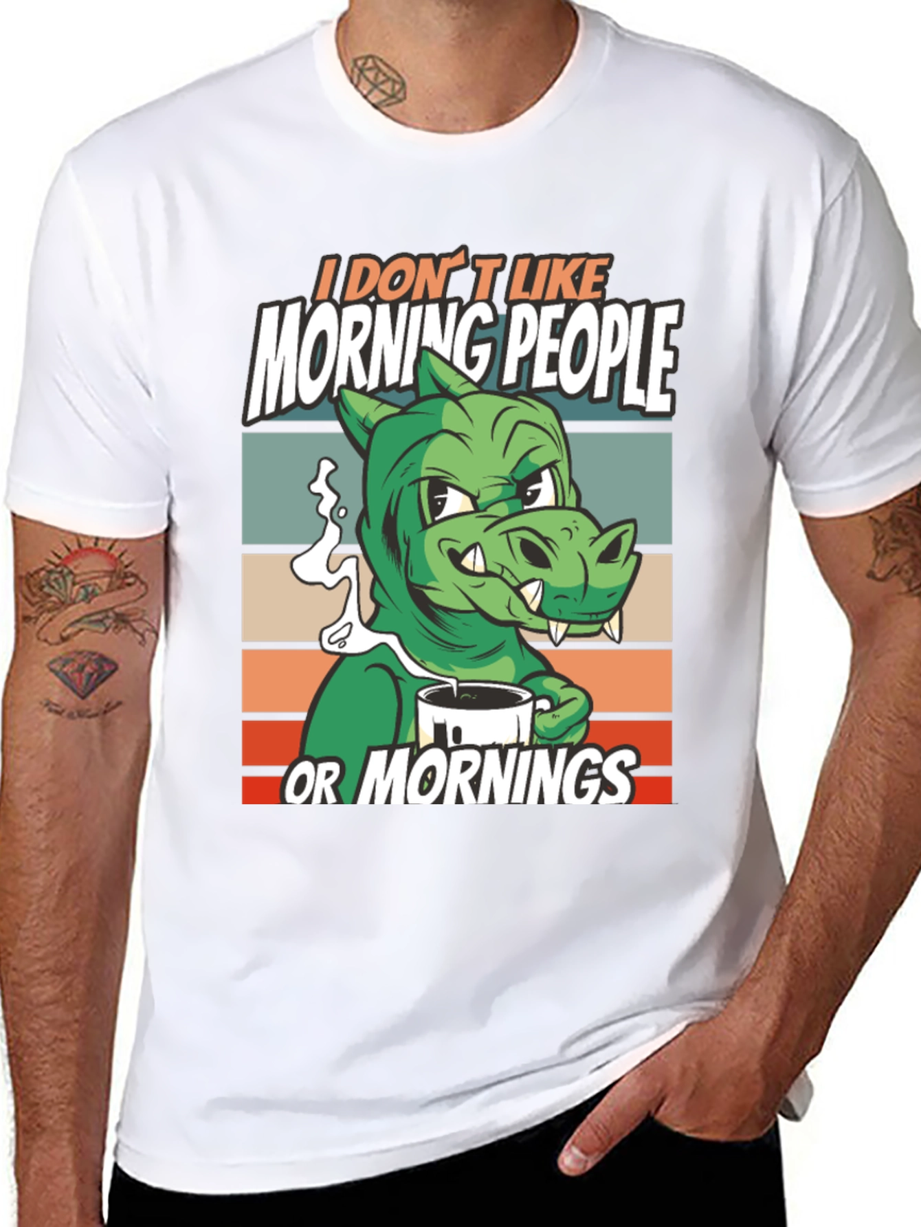 I Dont Like Morning People T-Shirt