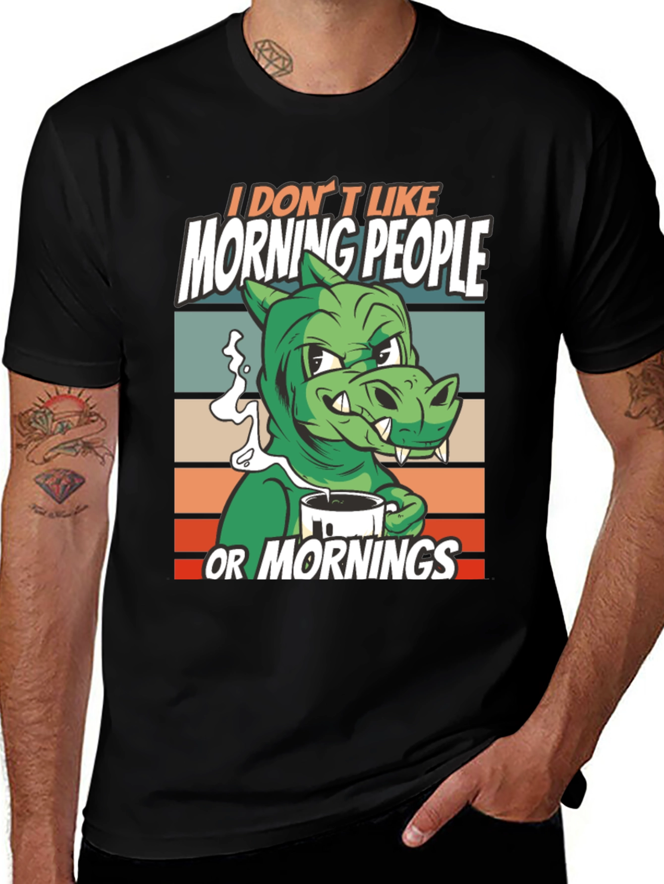I Dont Like Morning People T-Shirt