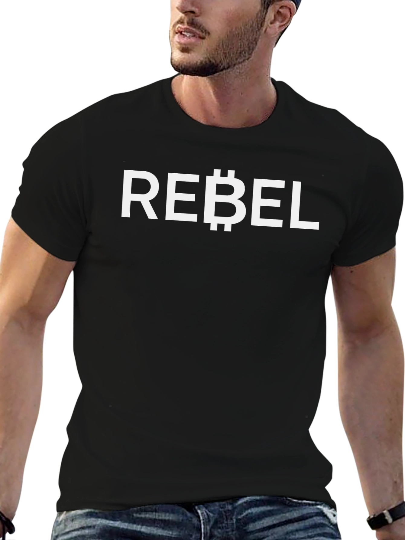 Rebel Bitcoin T-Shirt - Crypto Currency Tee