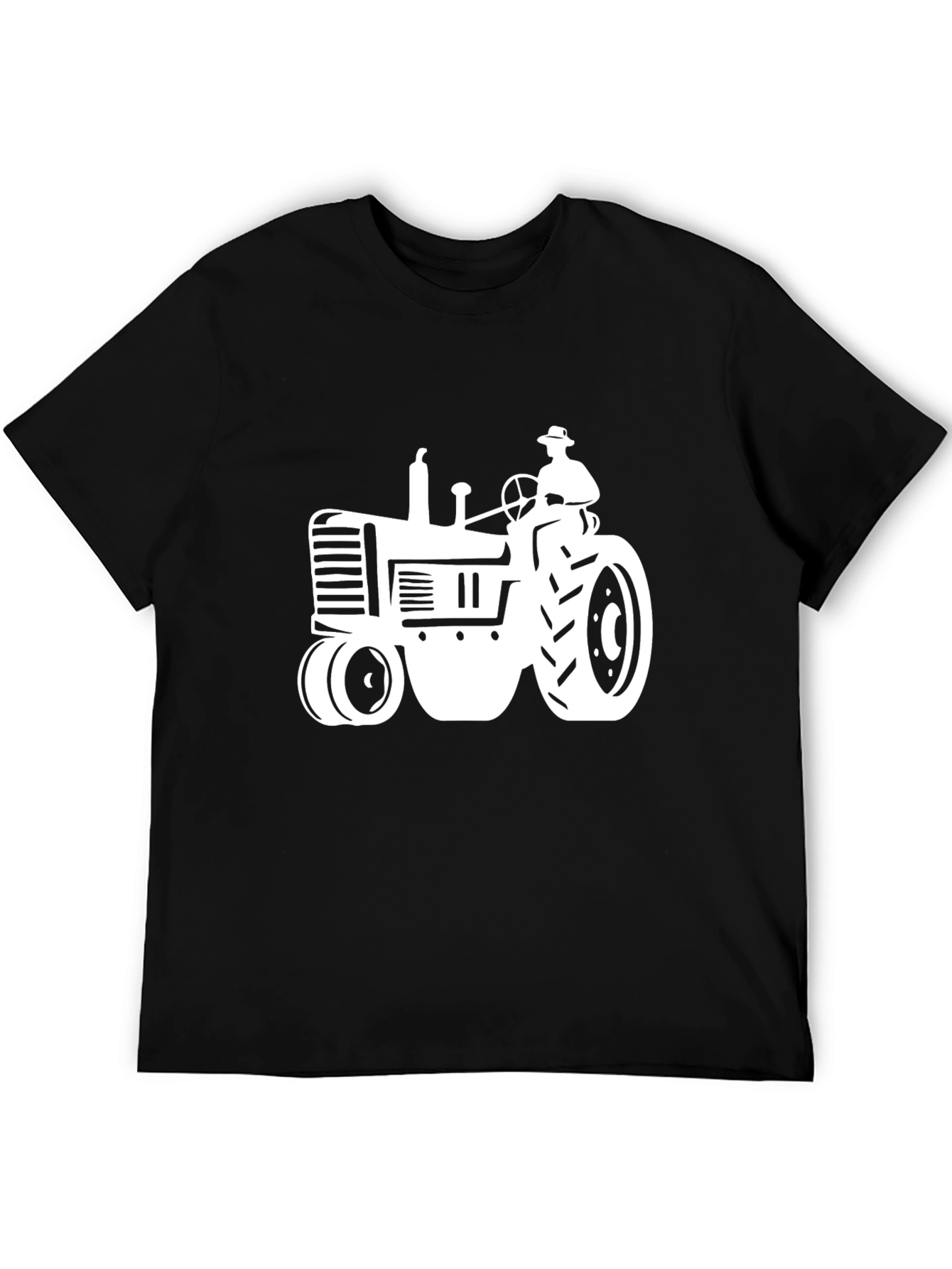 Black Tractor Graphic Tee - Farm Life Style