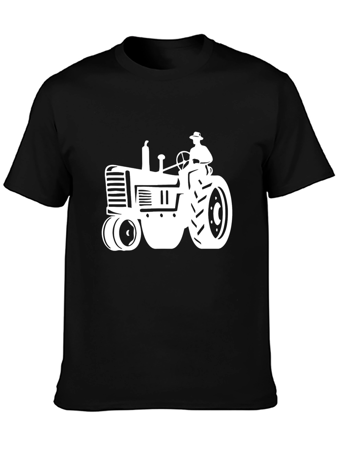 Black Tractor Graphic Tee - Farm Life Style