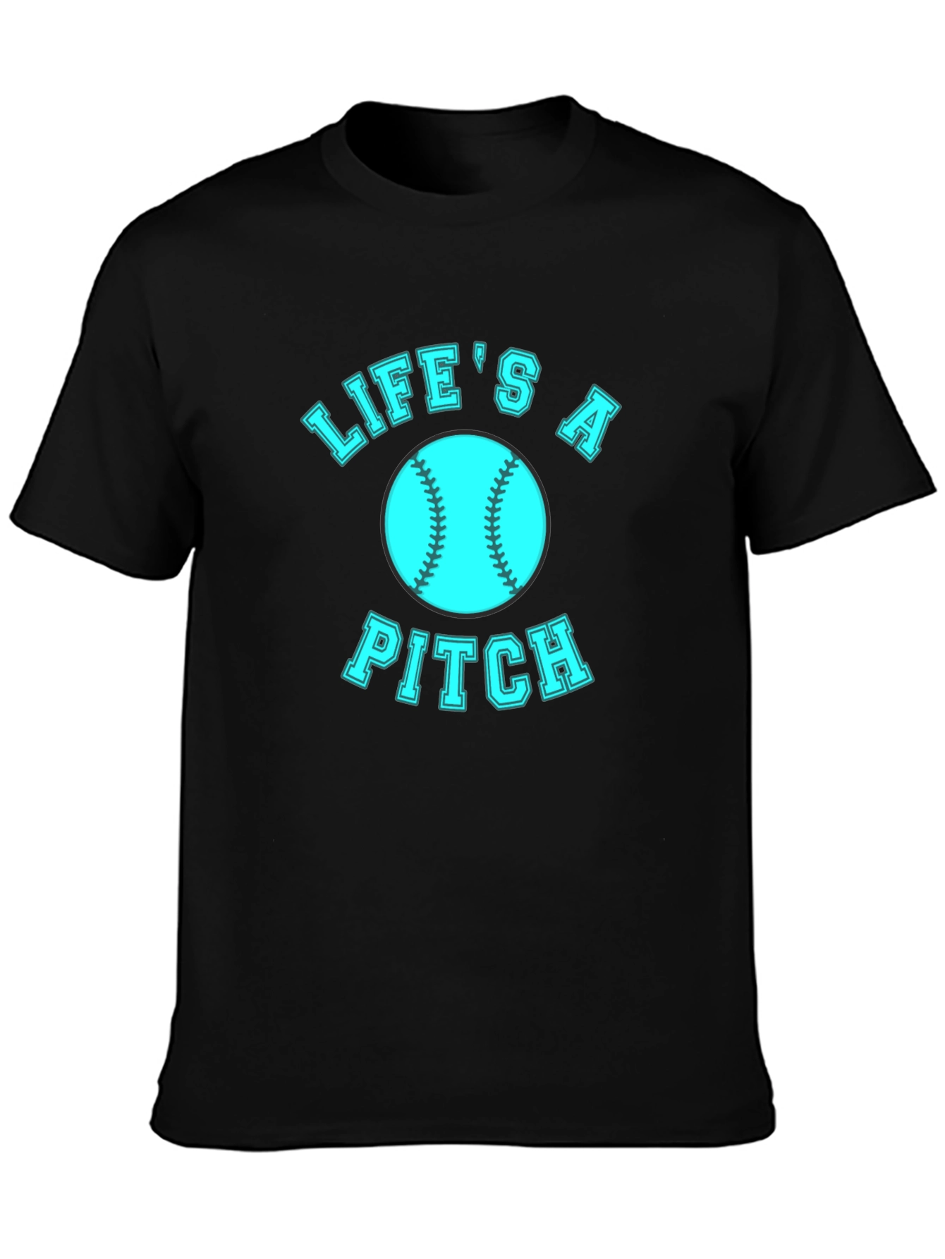 Lifes a Pitch Baseball T-Shirt